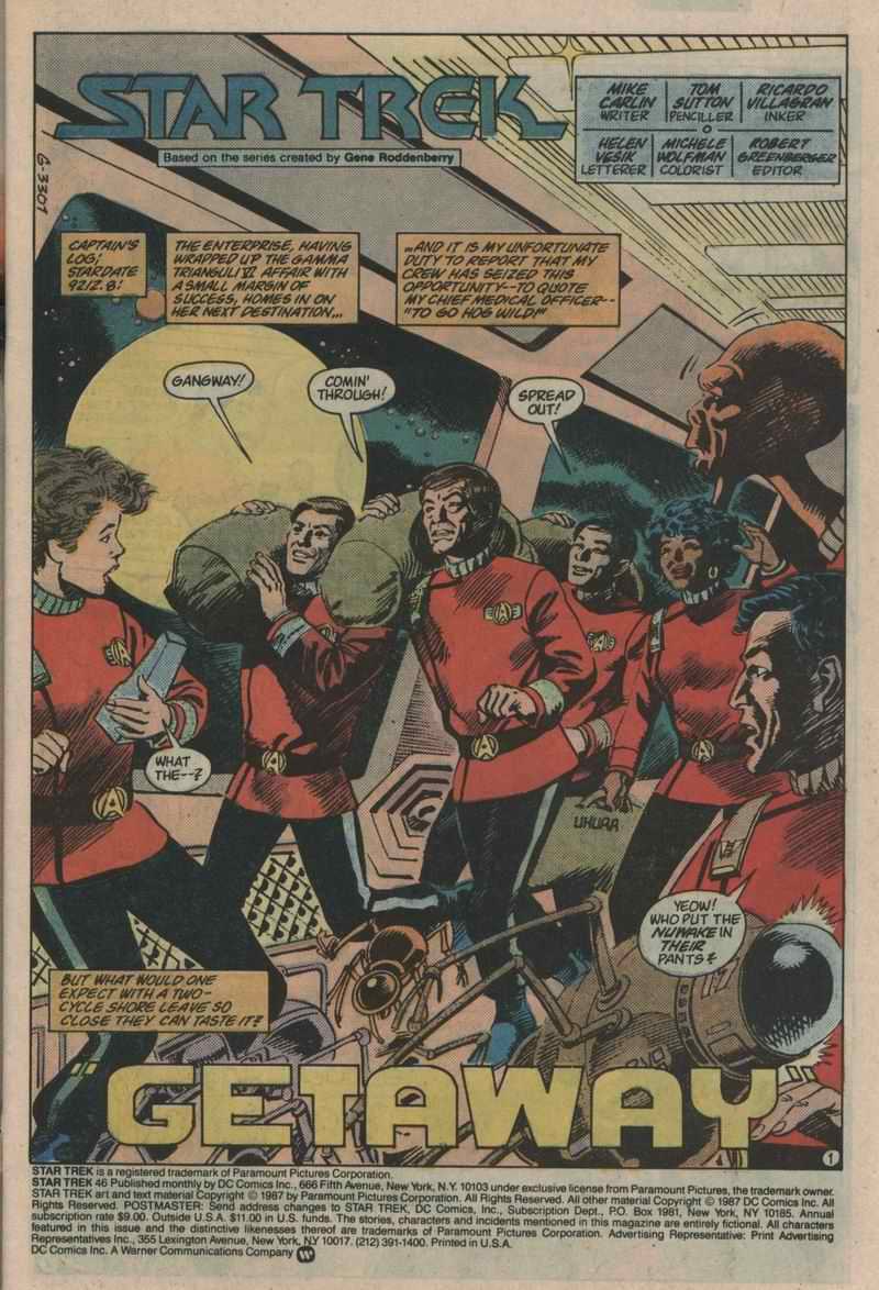 Read online Star Trek (1984) comic -  Issue #46 - 2