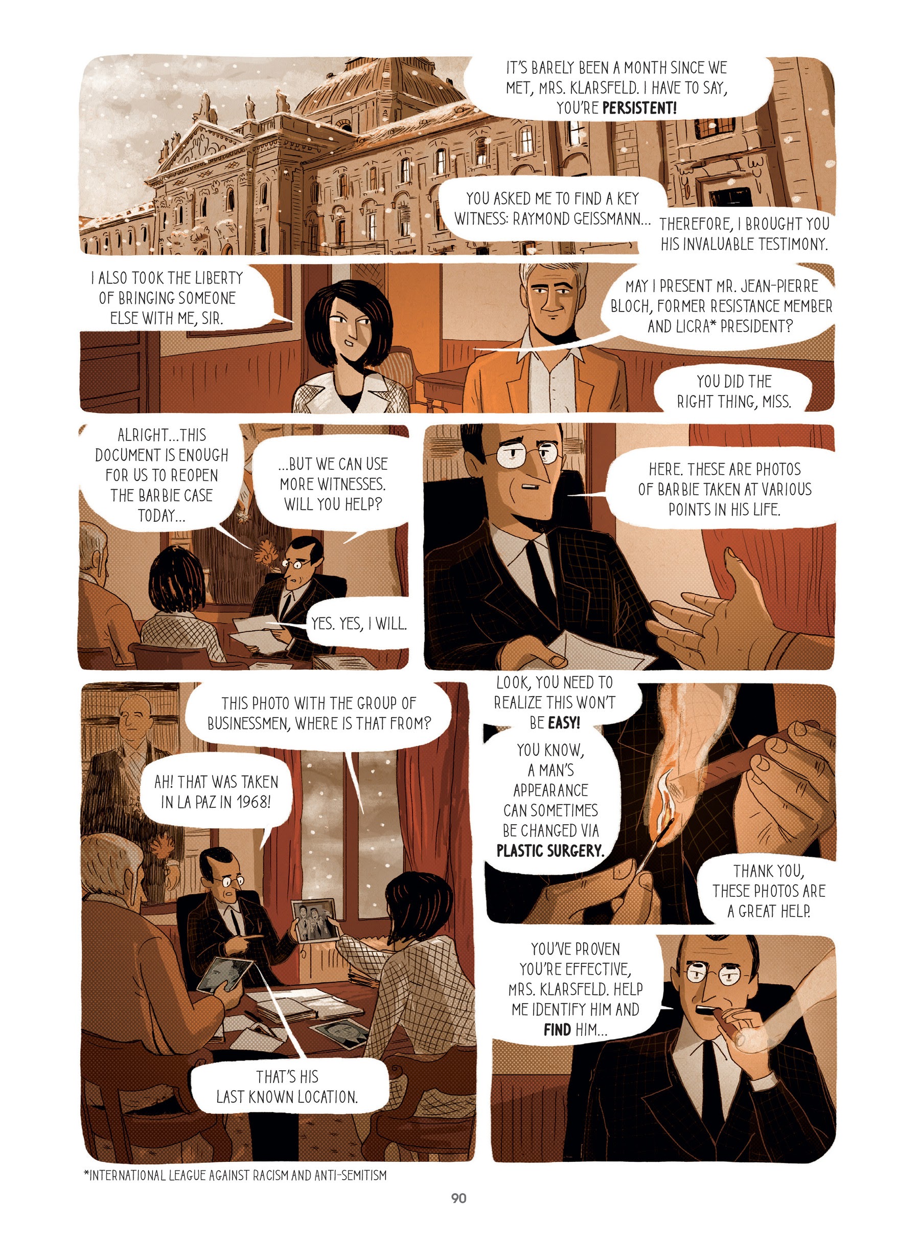 Read online For Justice: The Serge & Beate Klarsfeld Story comic -  Issue # TPB (Part 1) - 90