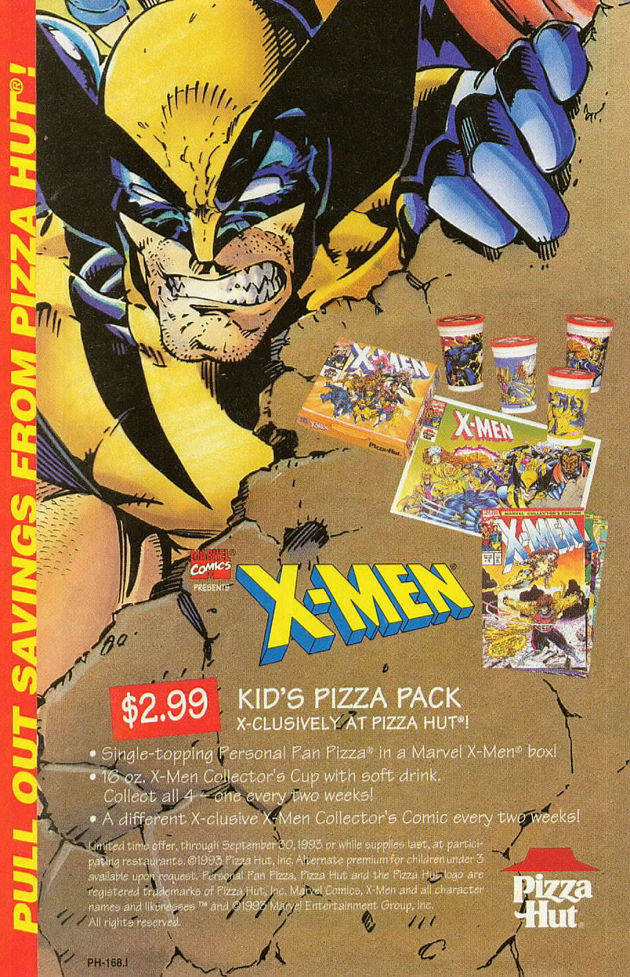 Read online Pizza Hut Super Savings Book Featuring X-Men comic -  Issue # Full - 6