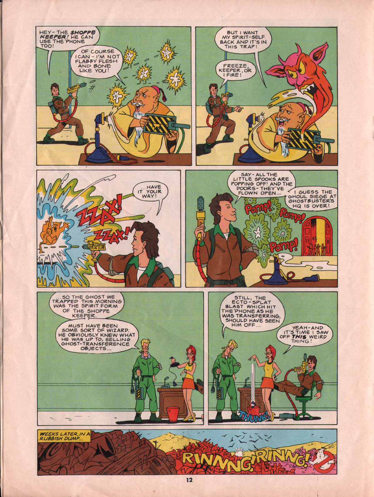 Read online The Real Ghostbusters comic -  Issue #5 - 12