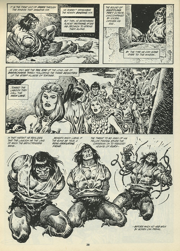 Read online The Savage Sword Of Conan comic -  Issue #198 - 30