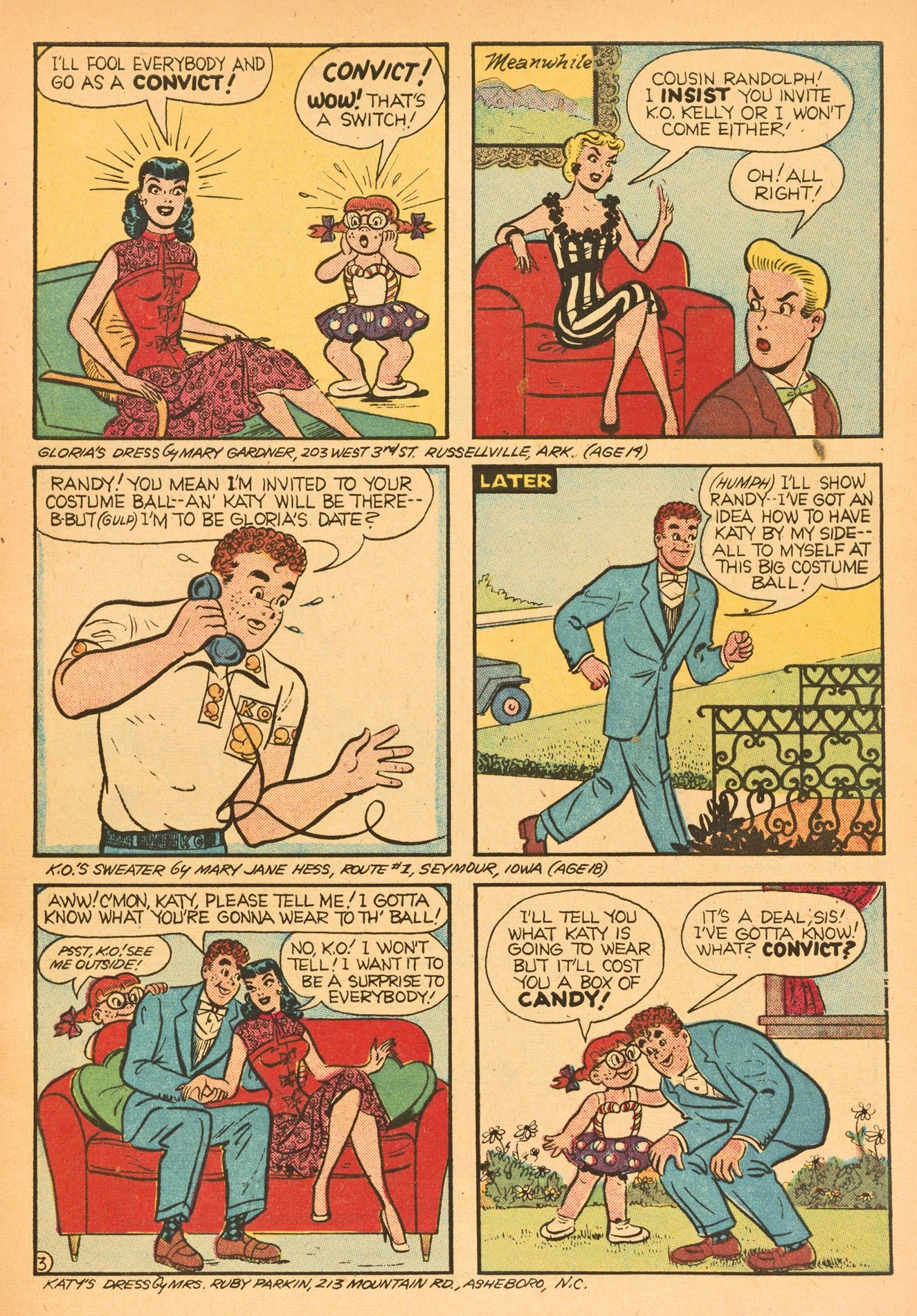 Read online Katy Keene (1949) comic -  Issue #38 - 5