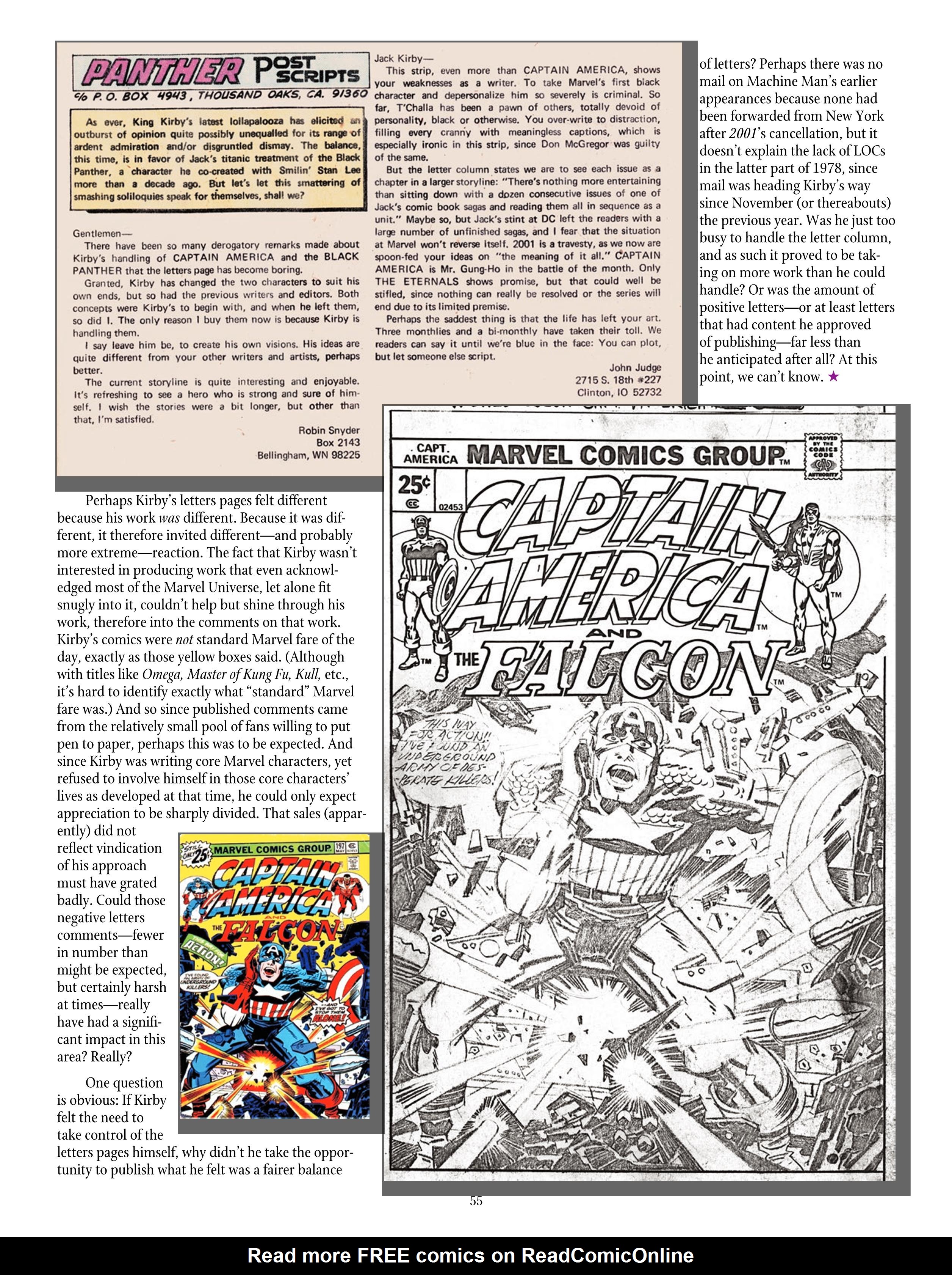 Read online The Jack Kirby Collector comic -  Issue #72 - 57