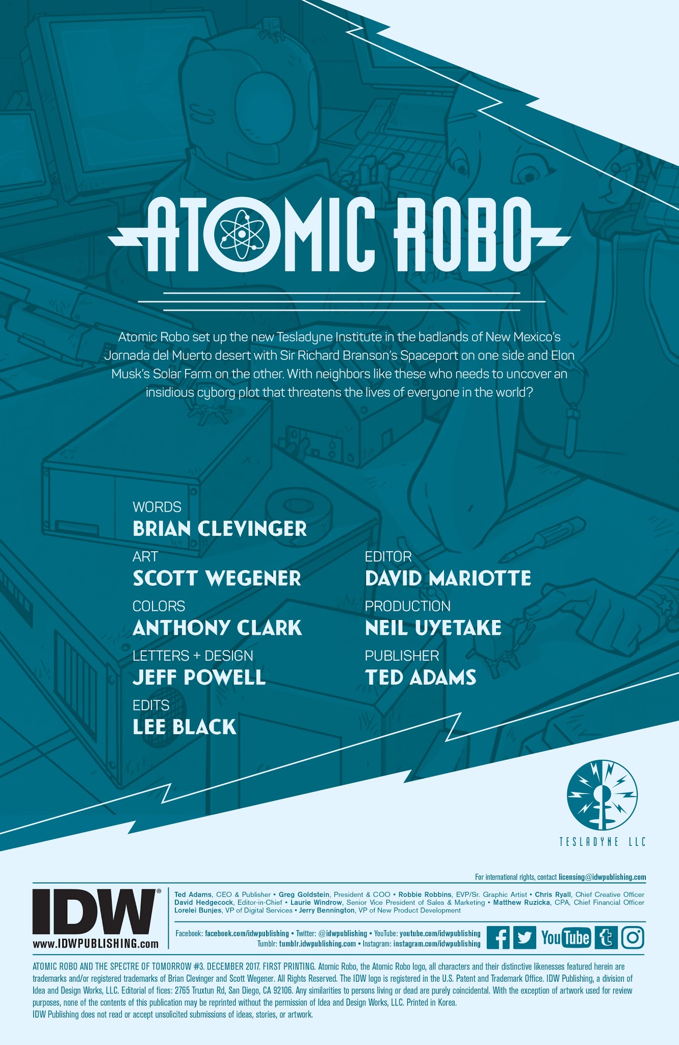 Read online Atomic Robo and the Spectre of Tomorrow comic -  Issue #3 - 2