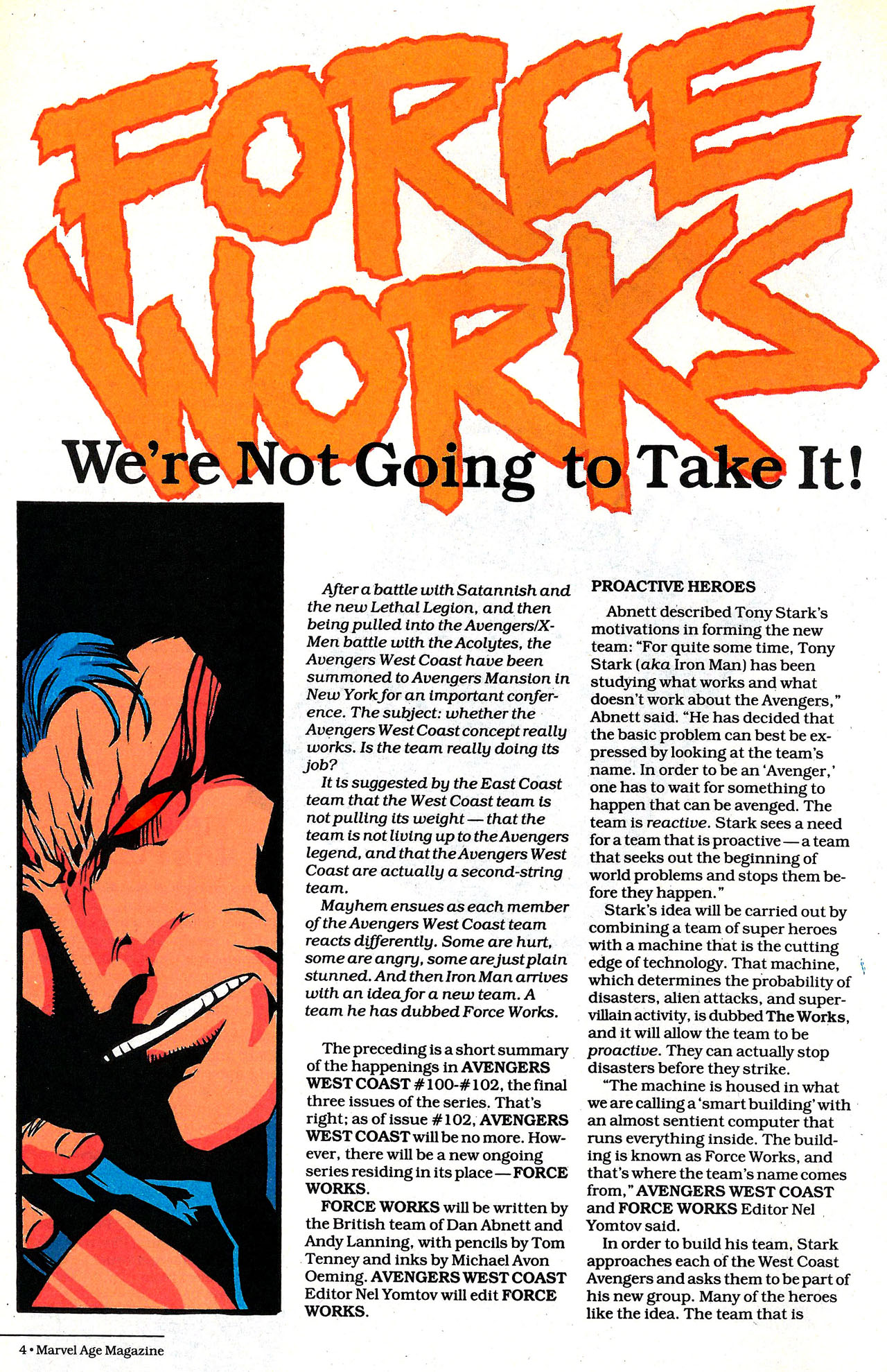 Read online Marvel Age comic -  Issue #132 - 5