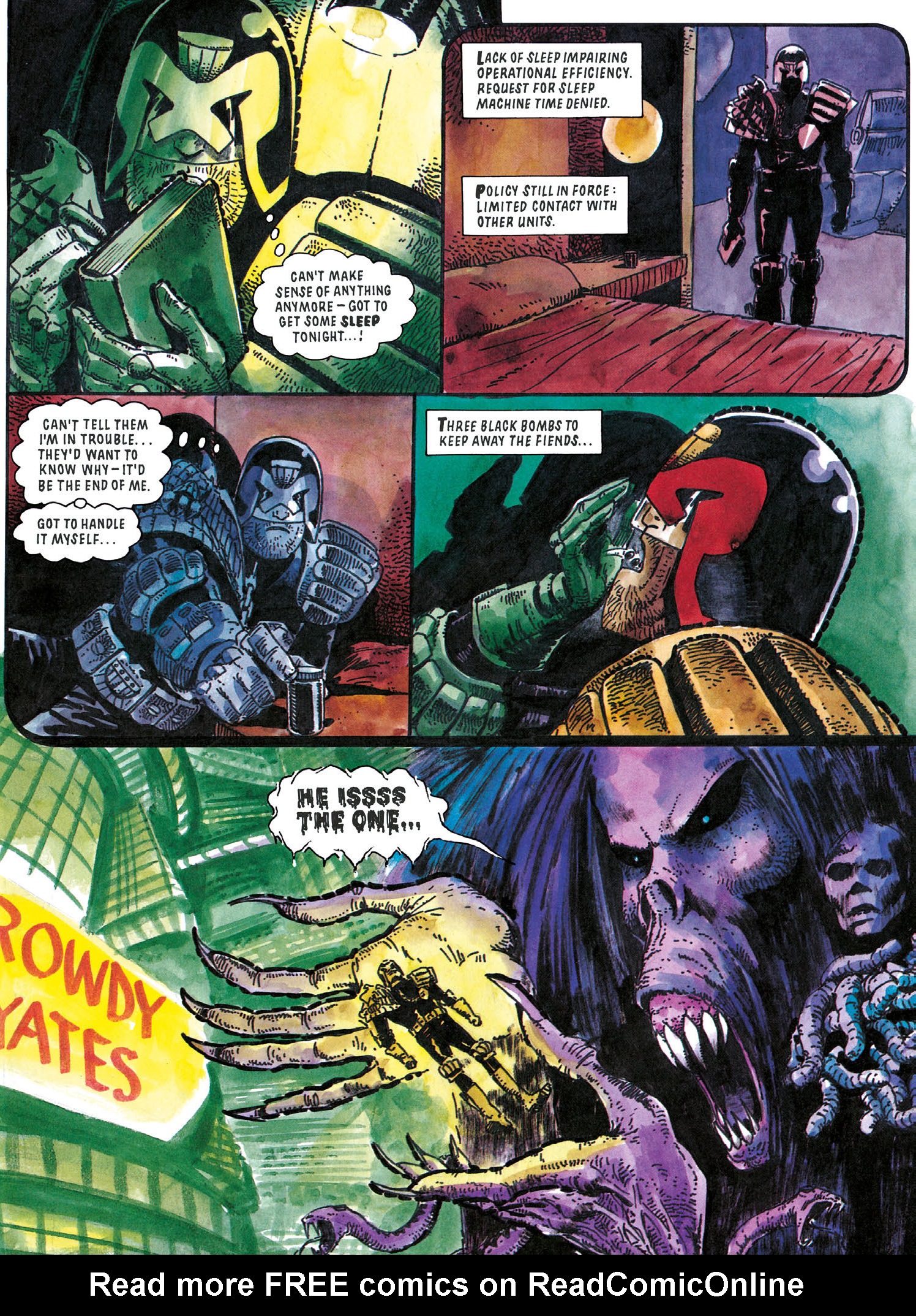Read online Essential Judge Dredd: Necropolis comic -  Issue # TPB (Part 1) - 57