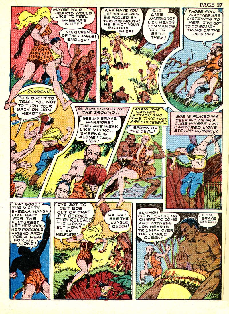 Read online Sheena, Queen of the Jungle (1942) comic -  Issue #3 - 30