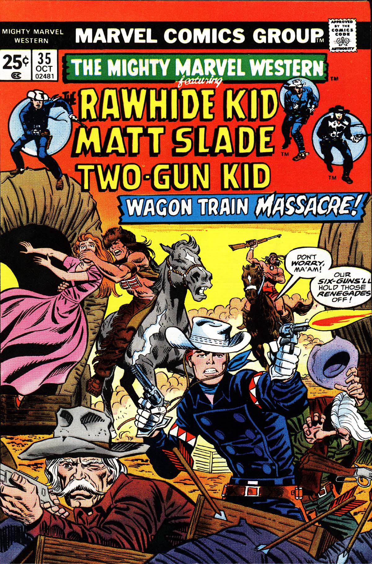 Read online The Mighty Marvel Western comic -  Issue #35 - 1