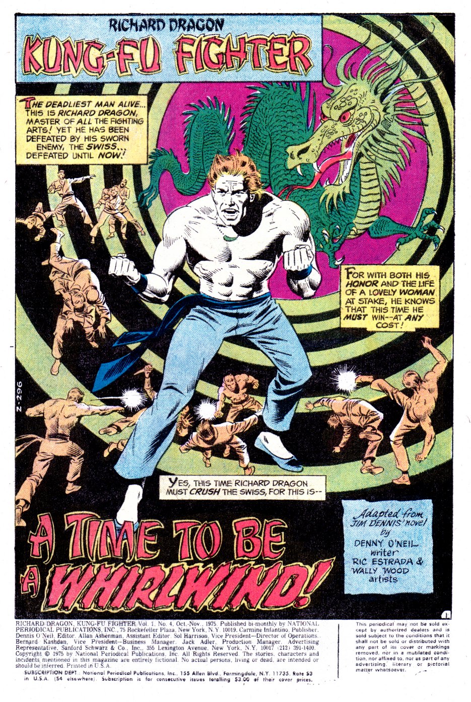 Read online Richard Dragon, Kung-Fu Fighter comic -  Issue #4 - 2