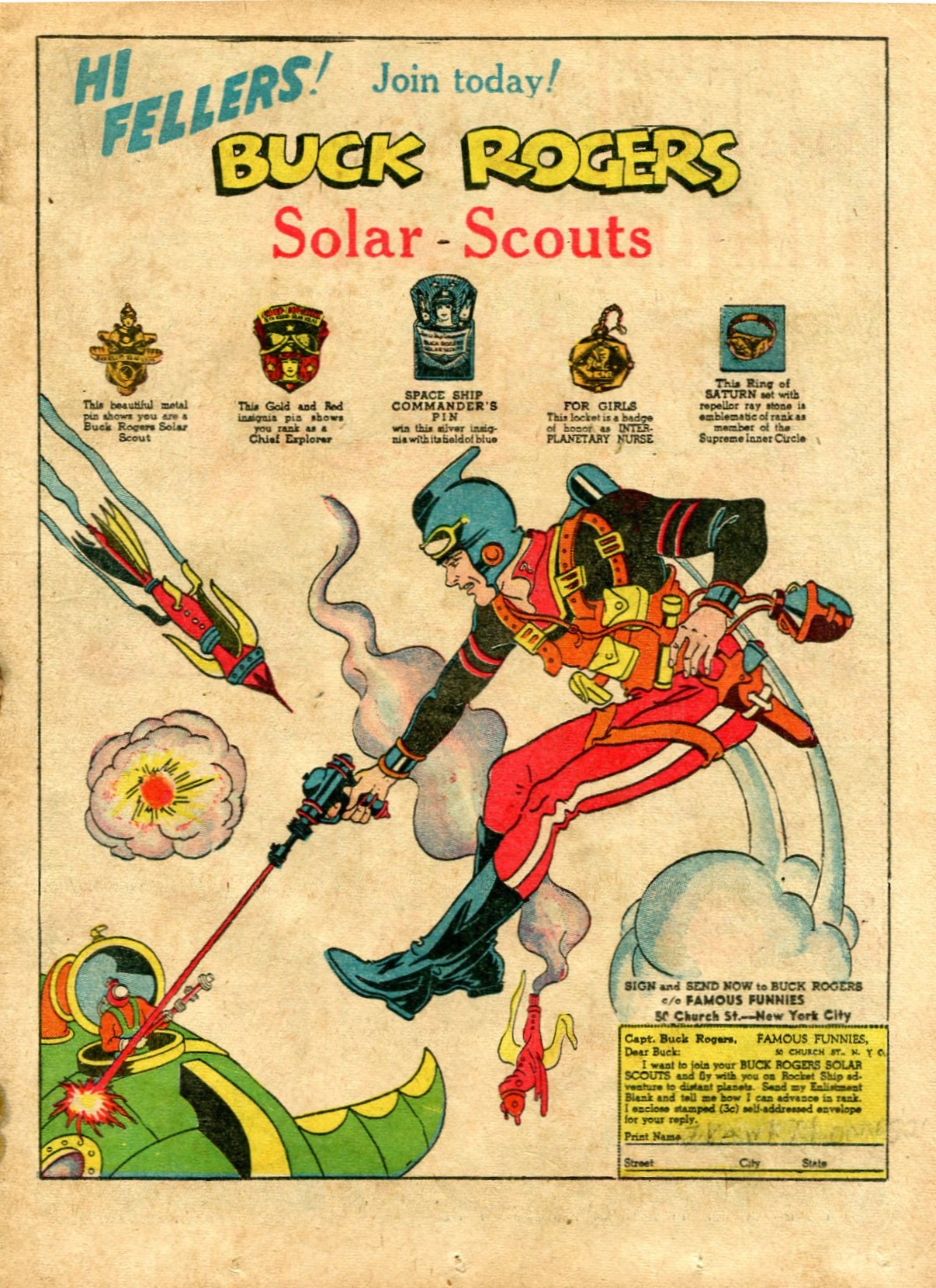 Read online Famous Funnies comic -  Issue #72 - 37