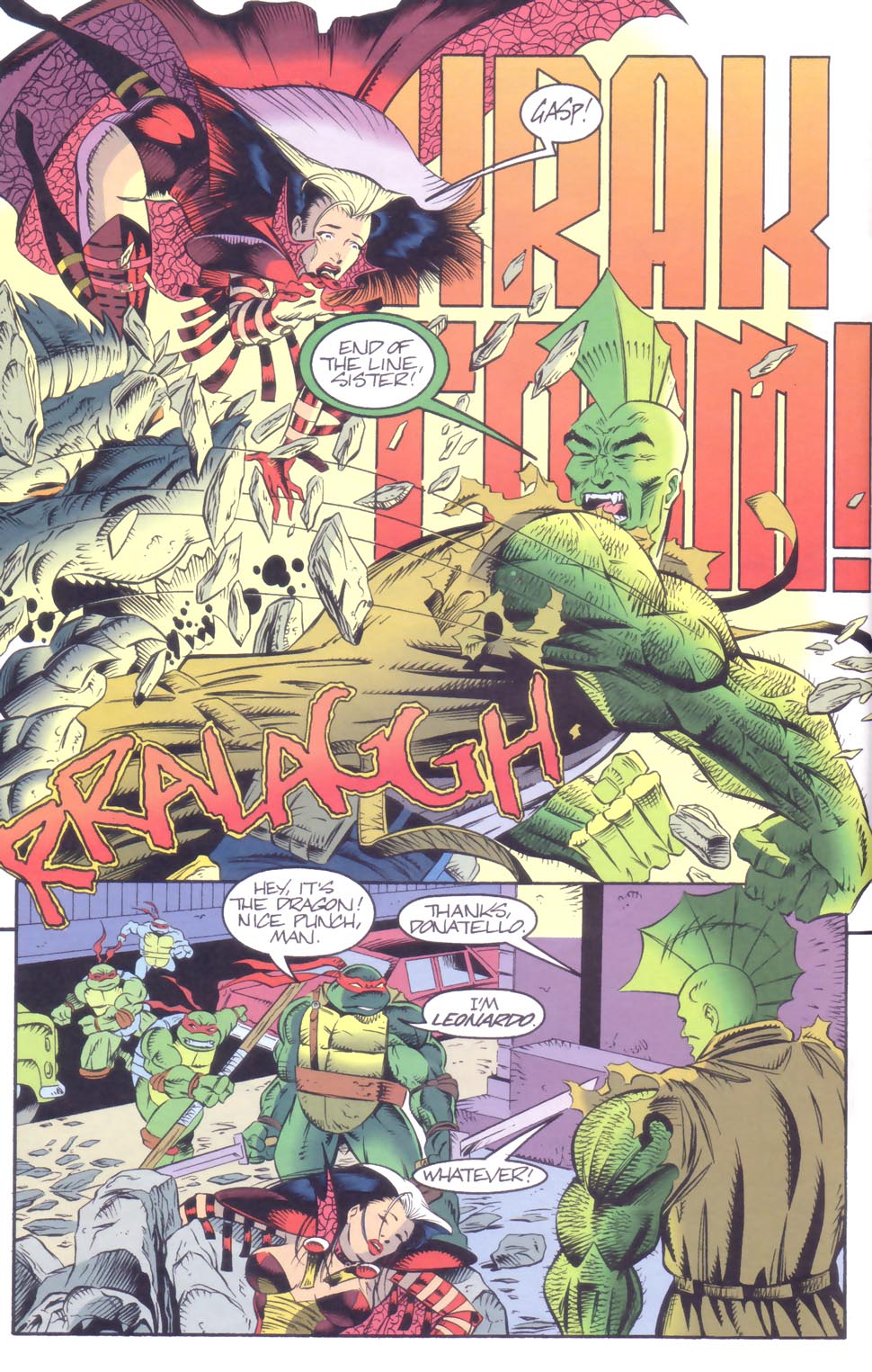 Read online Savage Dragon/Teenage Mutant Ninja Turtles Crossover comic -  Issue # Full - 20