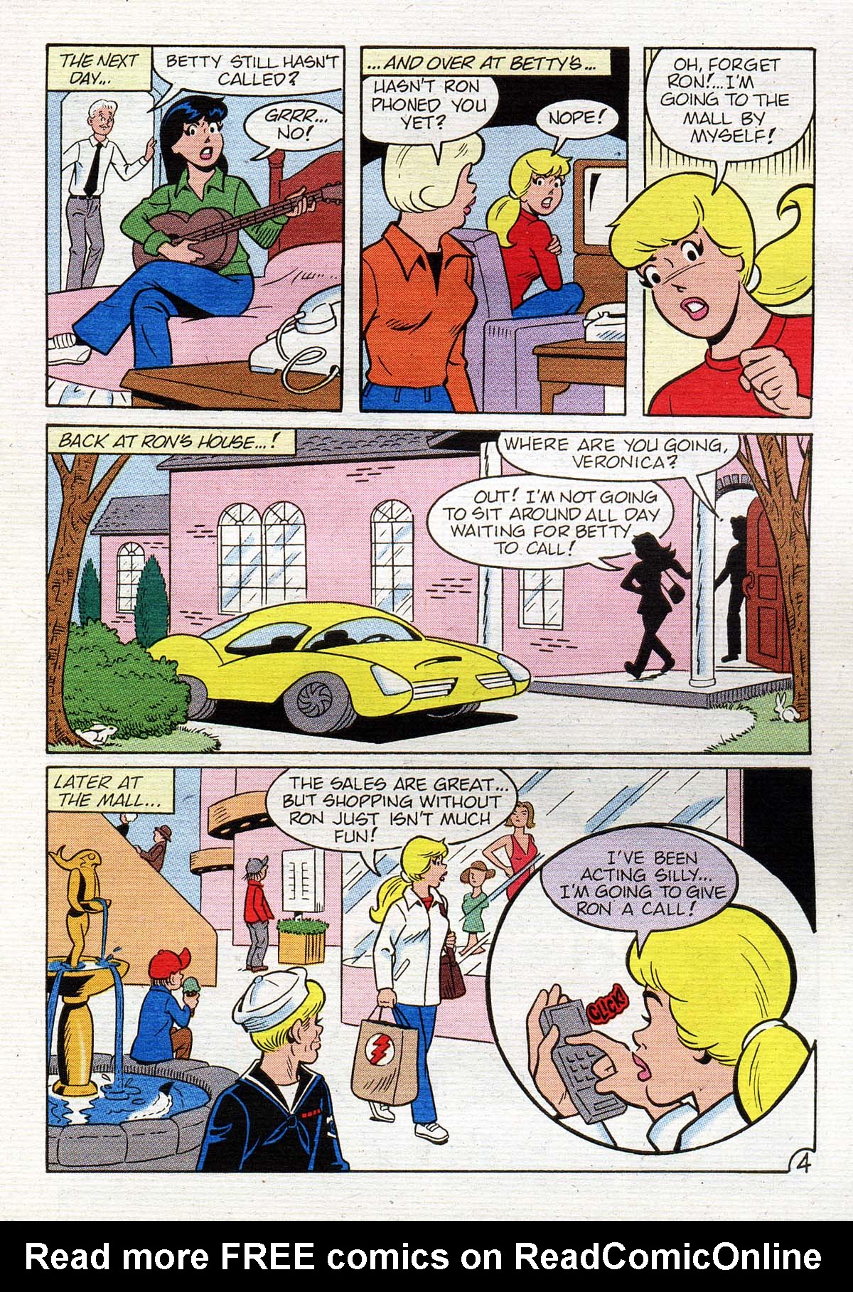 Read online Betty and Veronica Digest Magazine comic -  Issue #144 - 96
