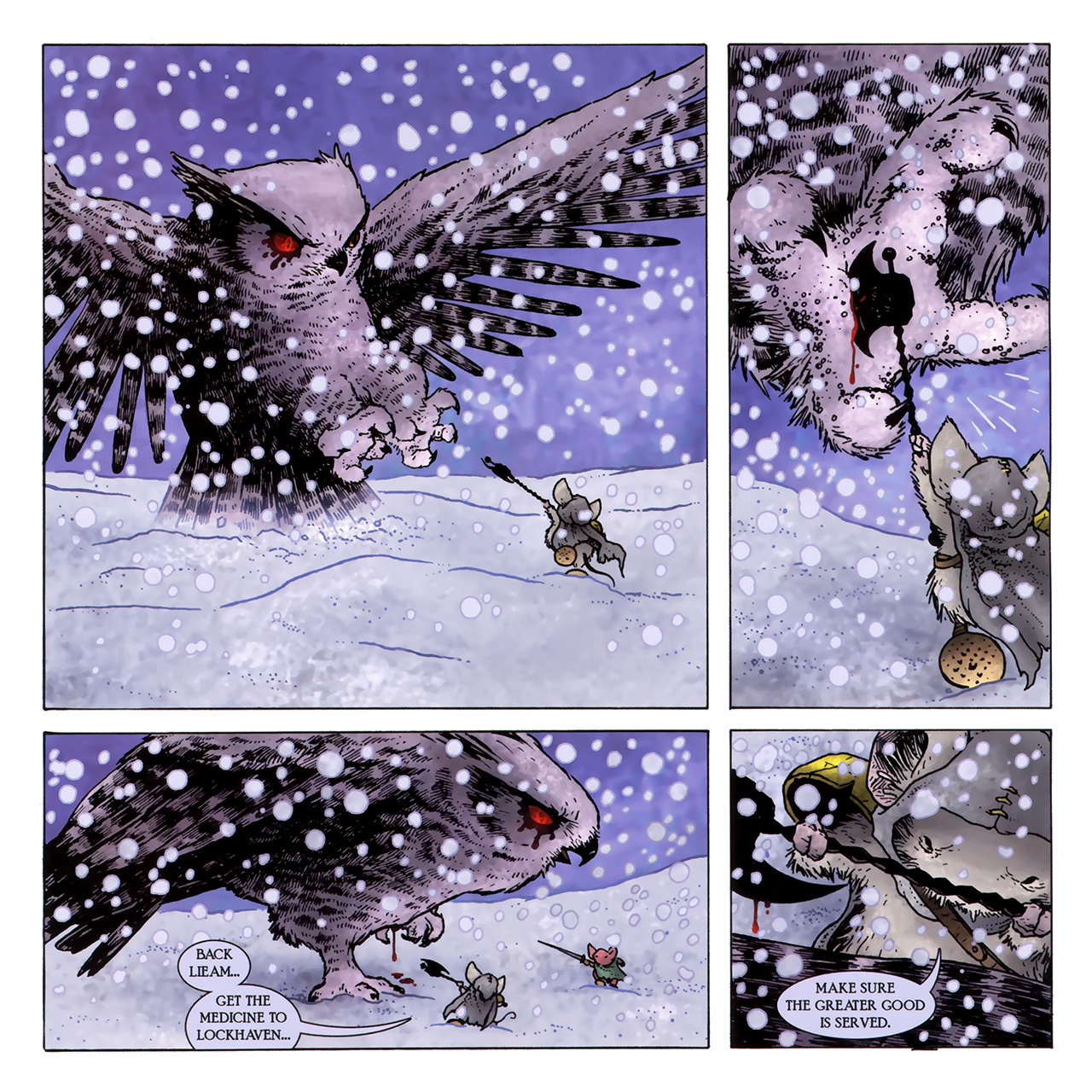 Read online Mouse Guard: Winter 1152 comic -  Issue #5 - 7