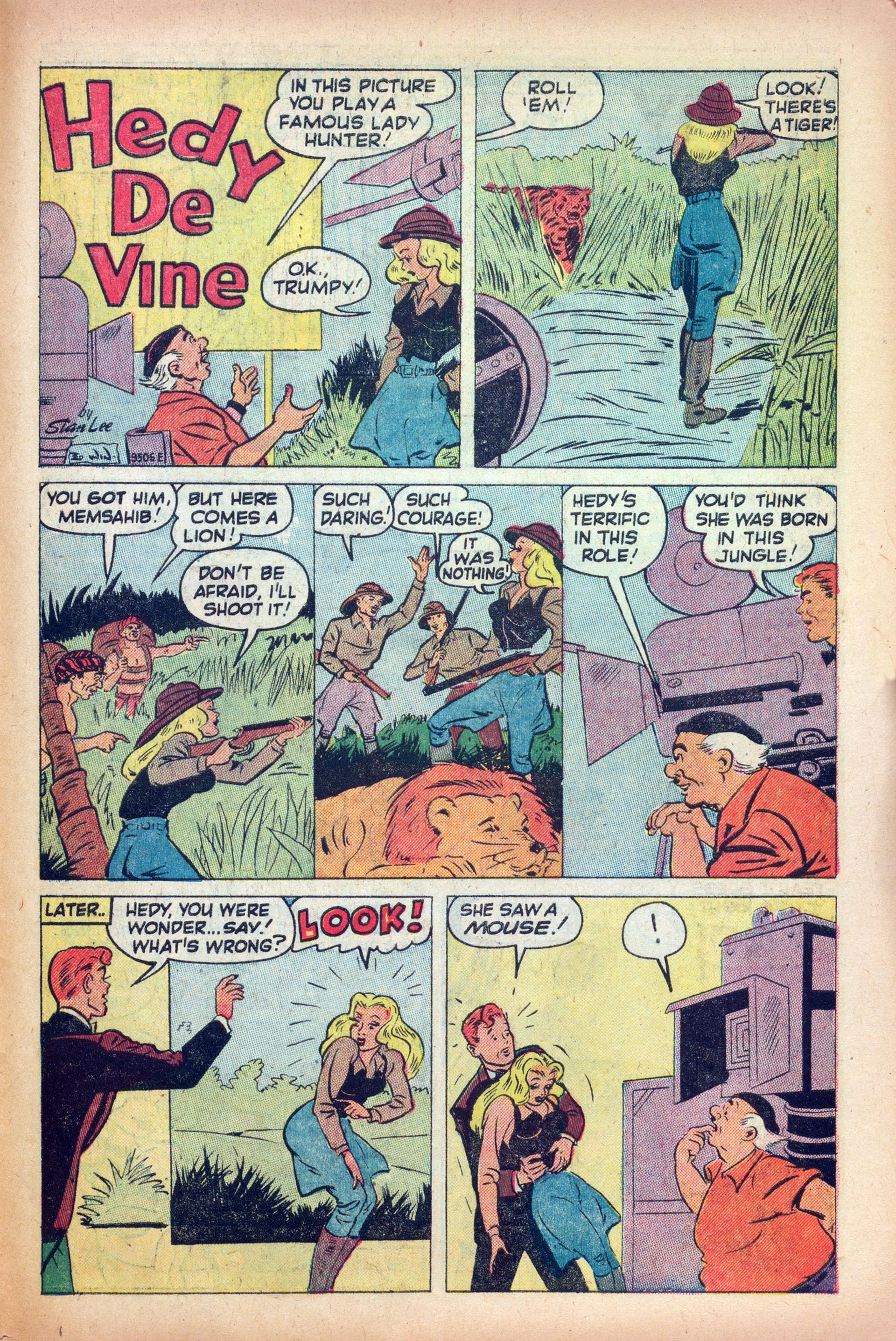 Read online Hedy Of Hollywood Comics comic -  Issue #47 - 27