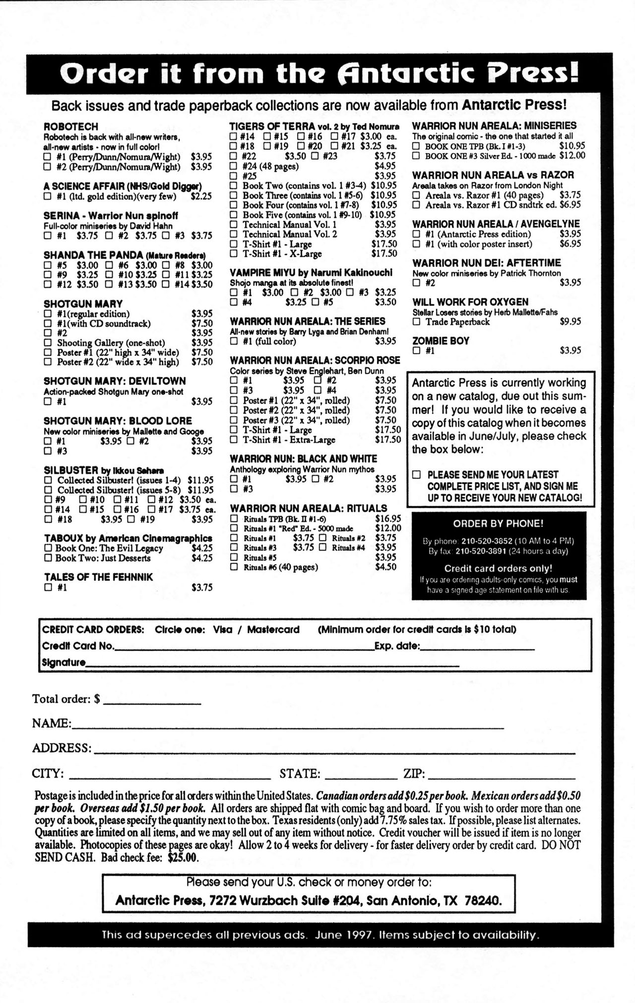 Read online Warrior Nun: Black & White comic -  Issue #5 - 26