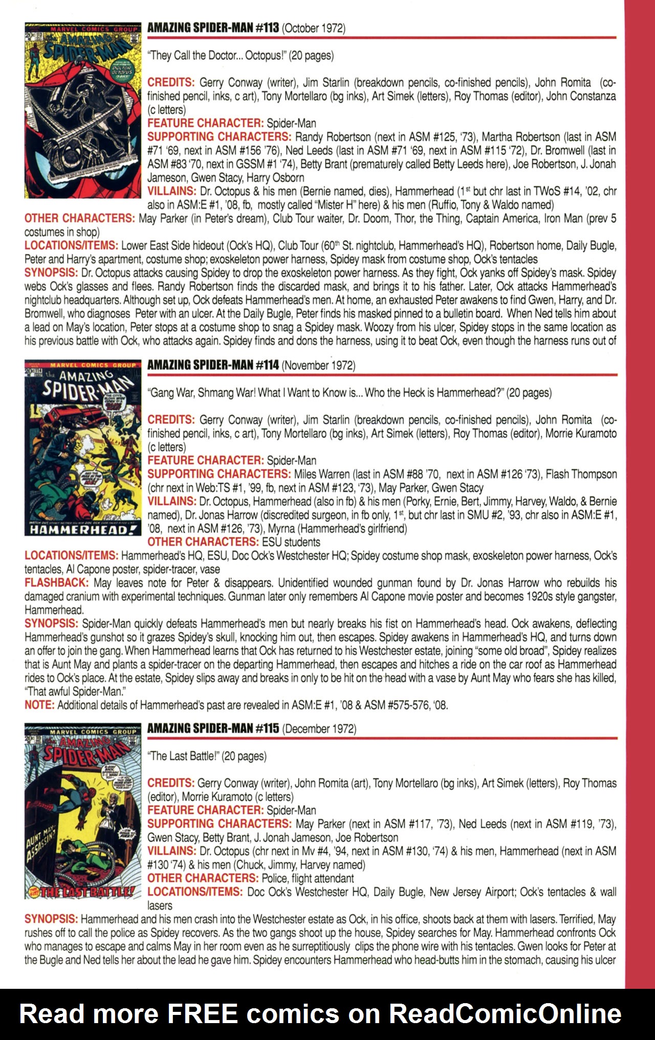 Read online Official Index to the Marvel Universe comic -  Issue #3 - 7