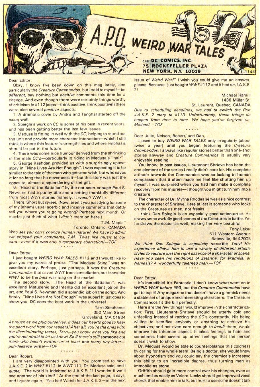 Read online Weird War Tales (1971) comic -  Issue #117 - 33