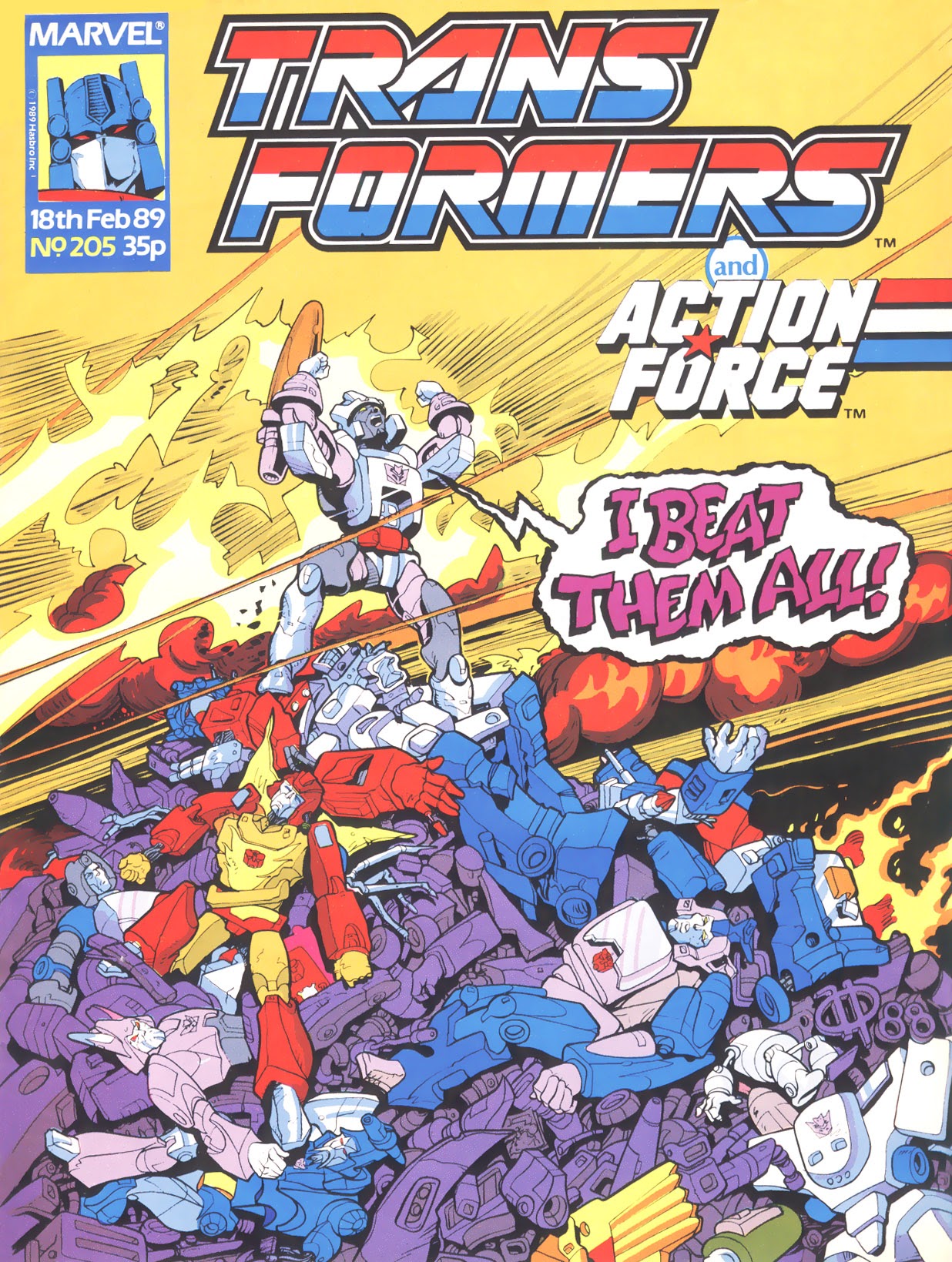 Read online The Transformers (UK) comic -  Issue #205 - 1