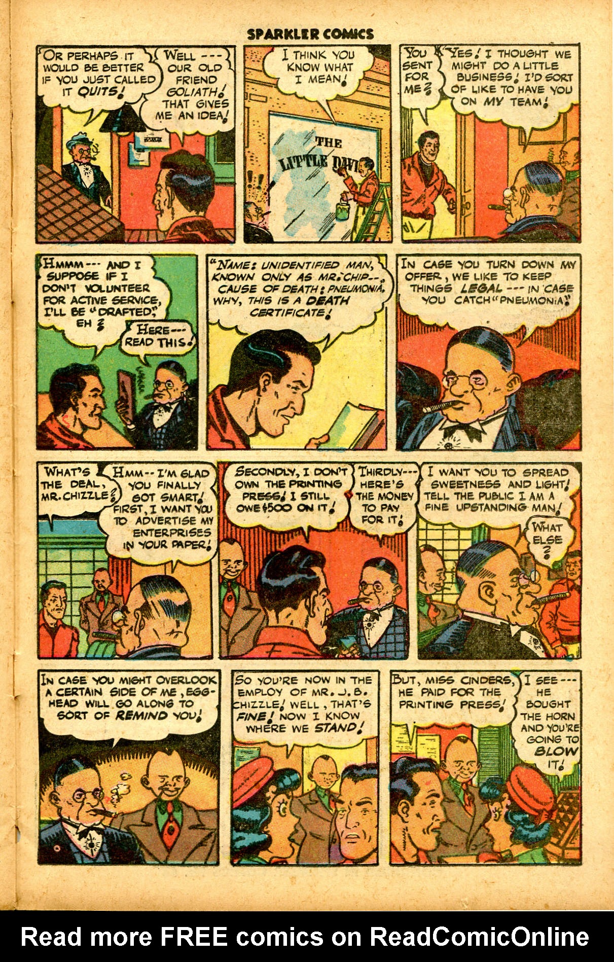 Read online Sparkler Comics comic -  Issue #62 - 35
