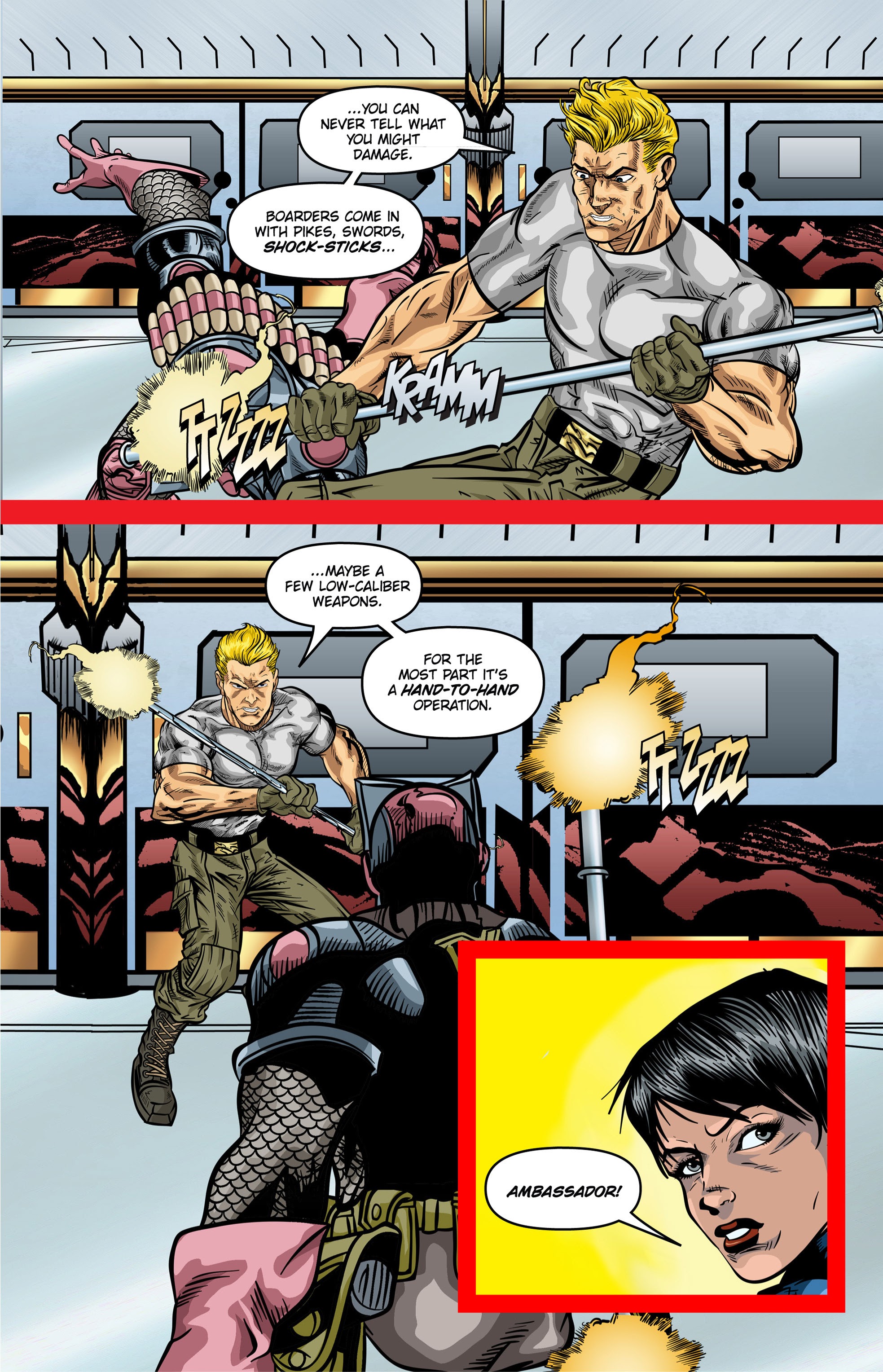 Read online William Shatner's Man O' War comic -  Issue #6 - 15