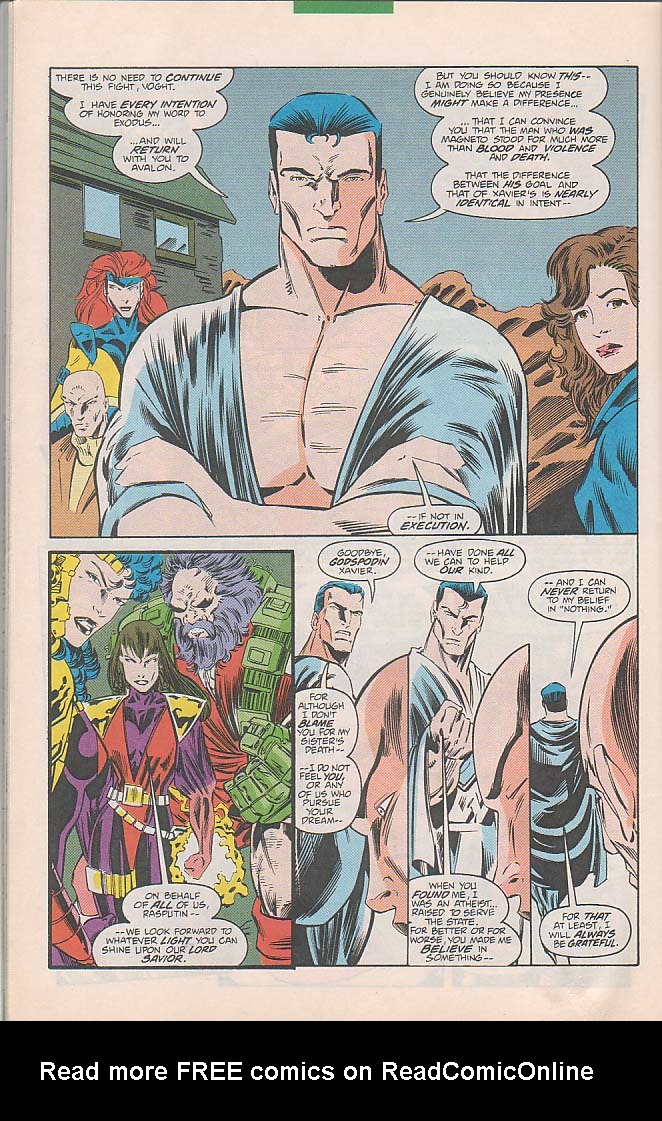 Read online Excalibur (1988) comic -  Issue #71 - 34