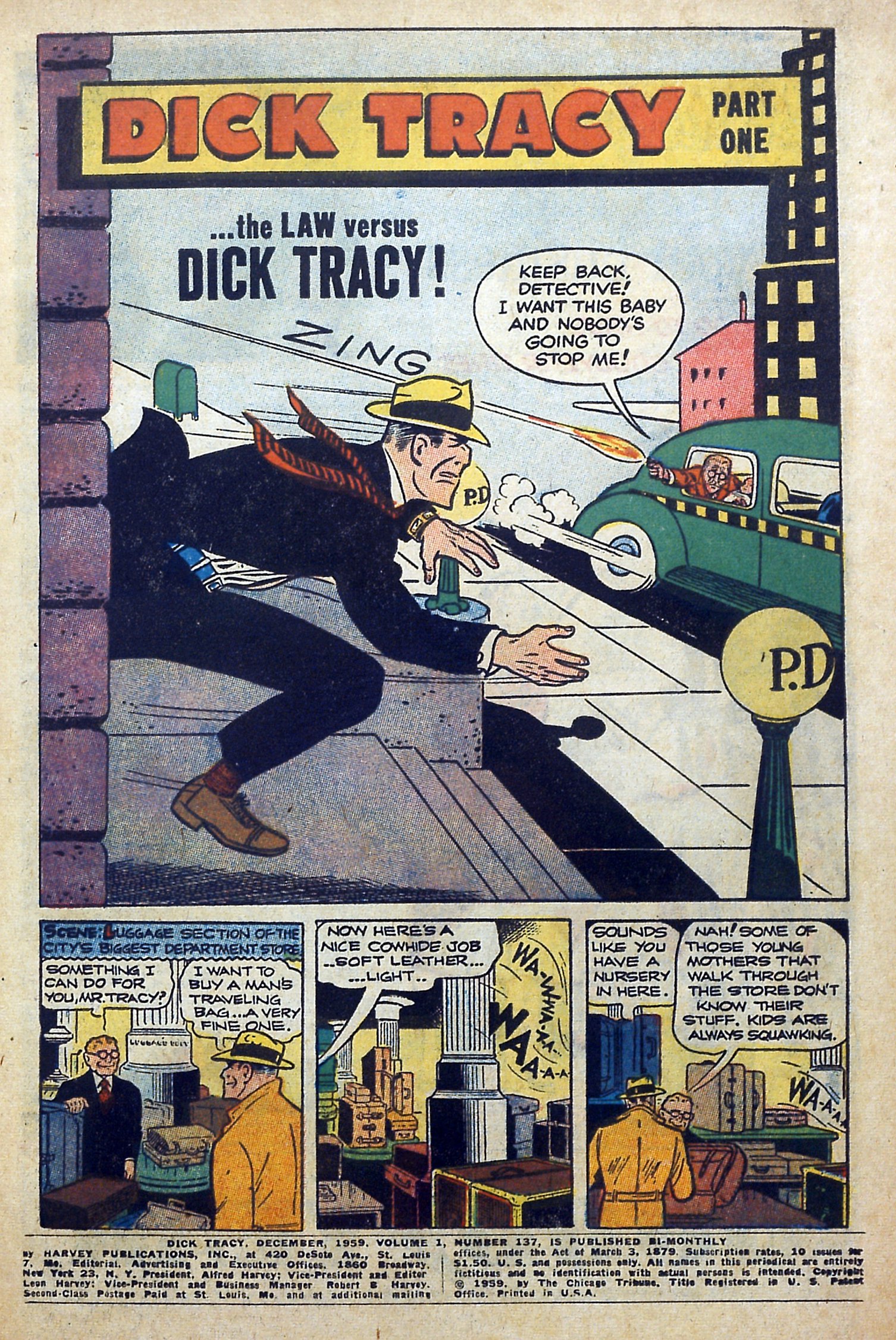 Read online Dick Tracy comic -  Issue #137 - 3