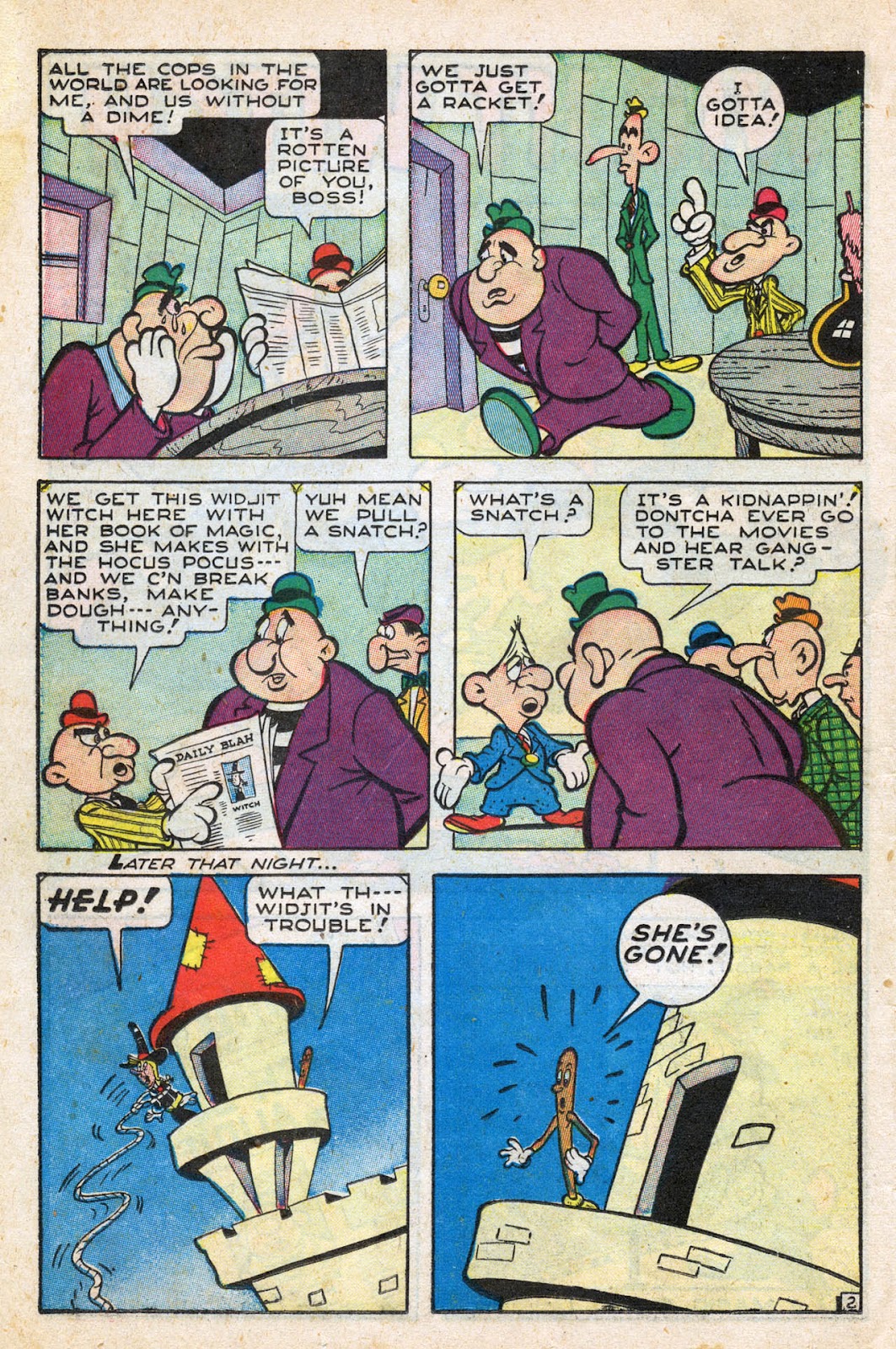 Read online Comedy Comics (1942) comic -  Issue #33 - 35