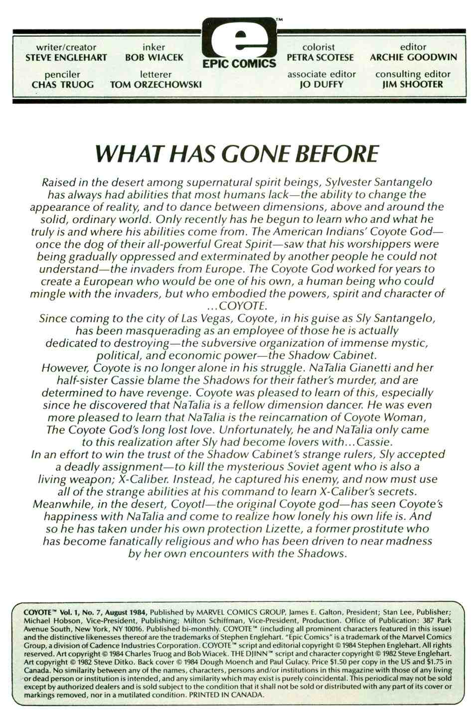 Read online Coyote comic -  Issue #7 - 2