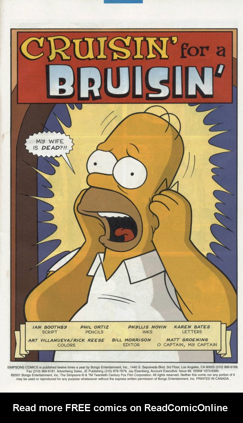 Read online Simpsons Comics comic -  Issue #66 - 2