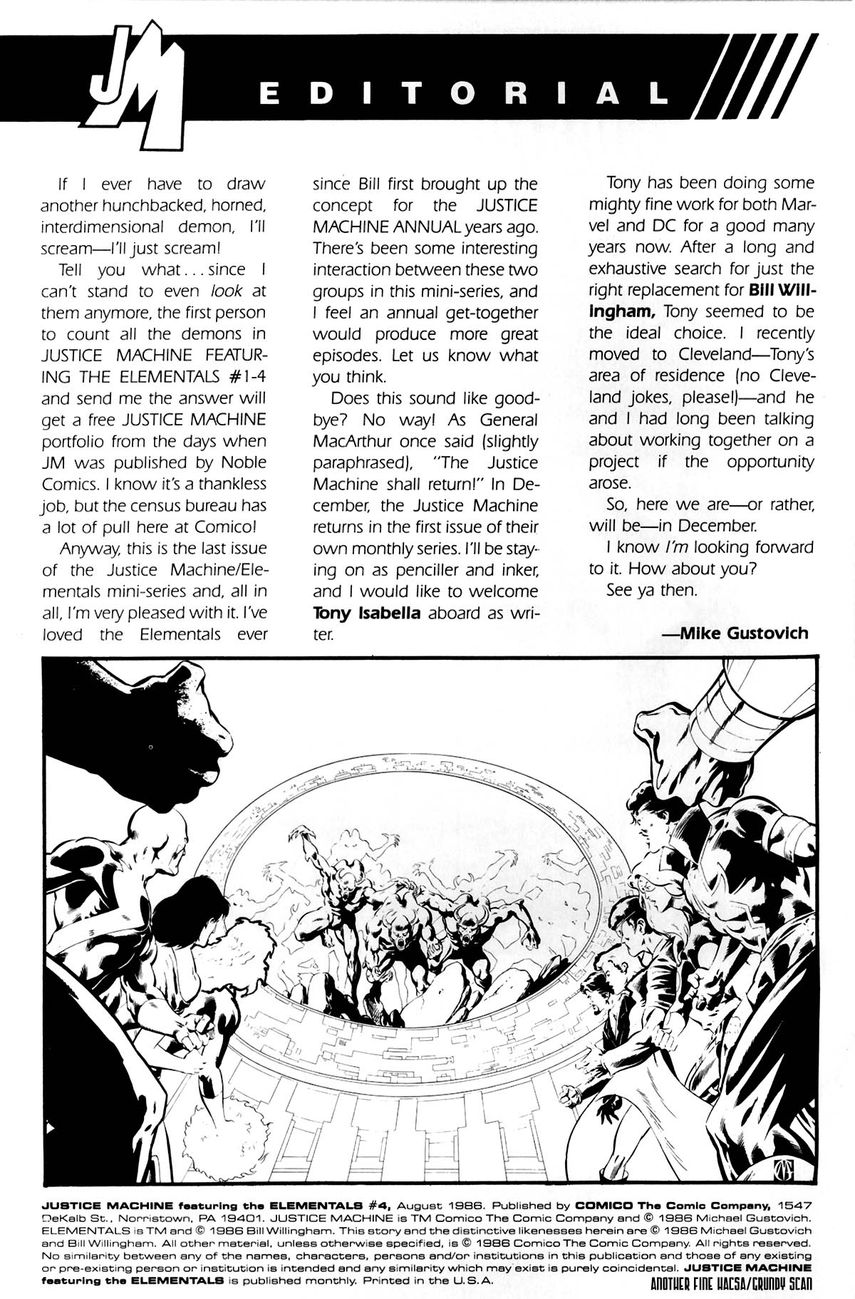 Read online Justice Machine featuring The Elementals comic -  Issue #4 - 3