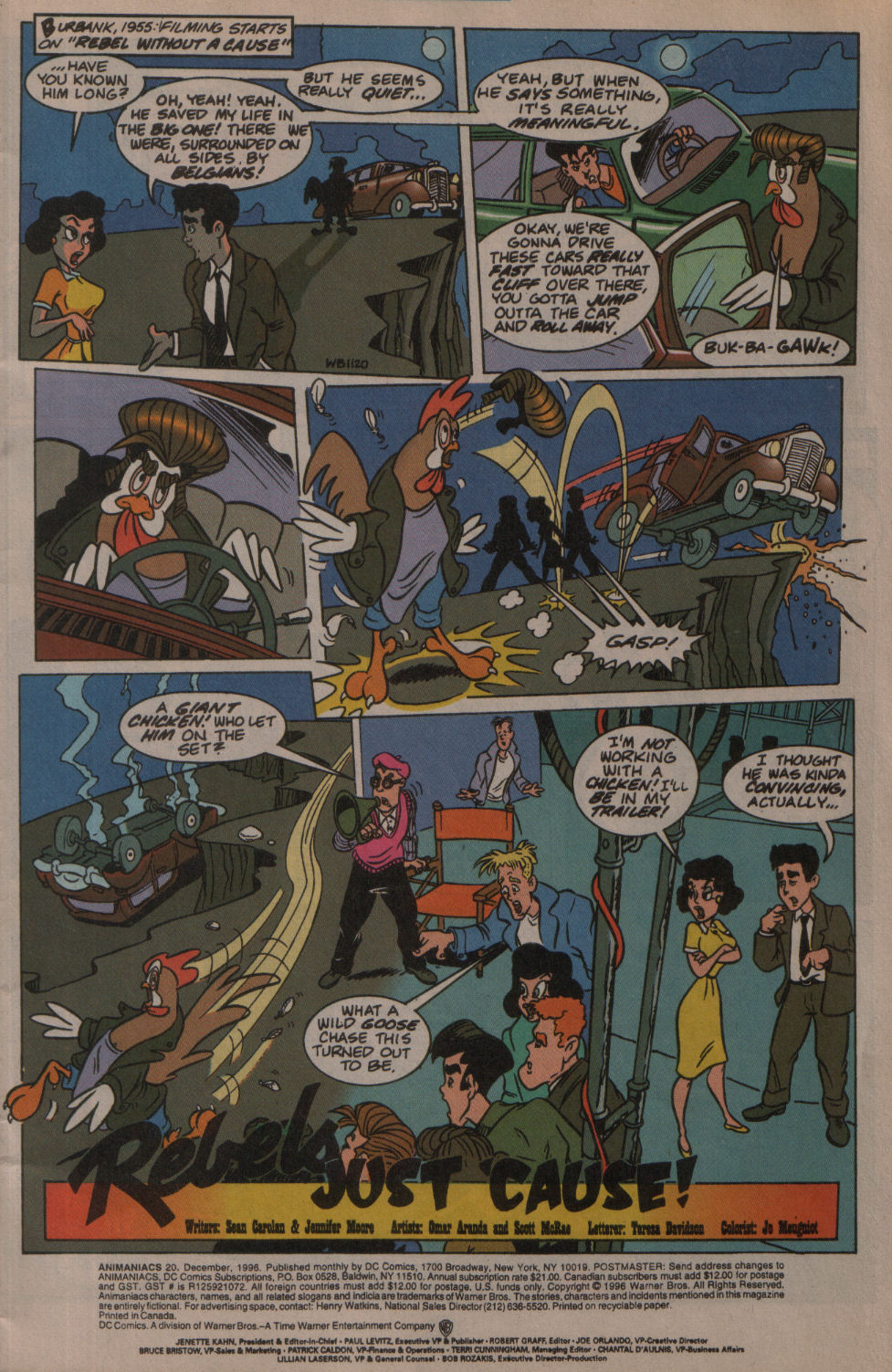 Read online Animaniacs comic -  Issue #20 - 2