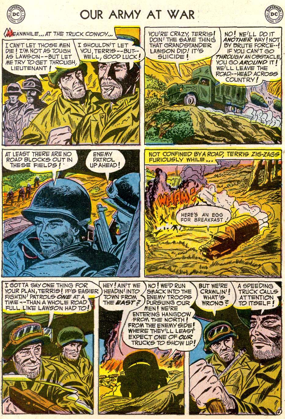 Read online Our Army at War (1952) comic -  Issue #9 - 22