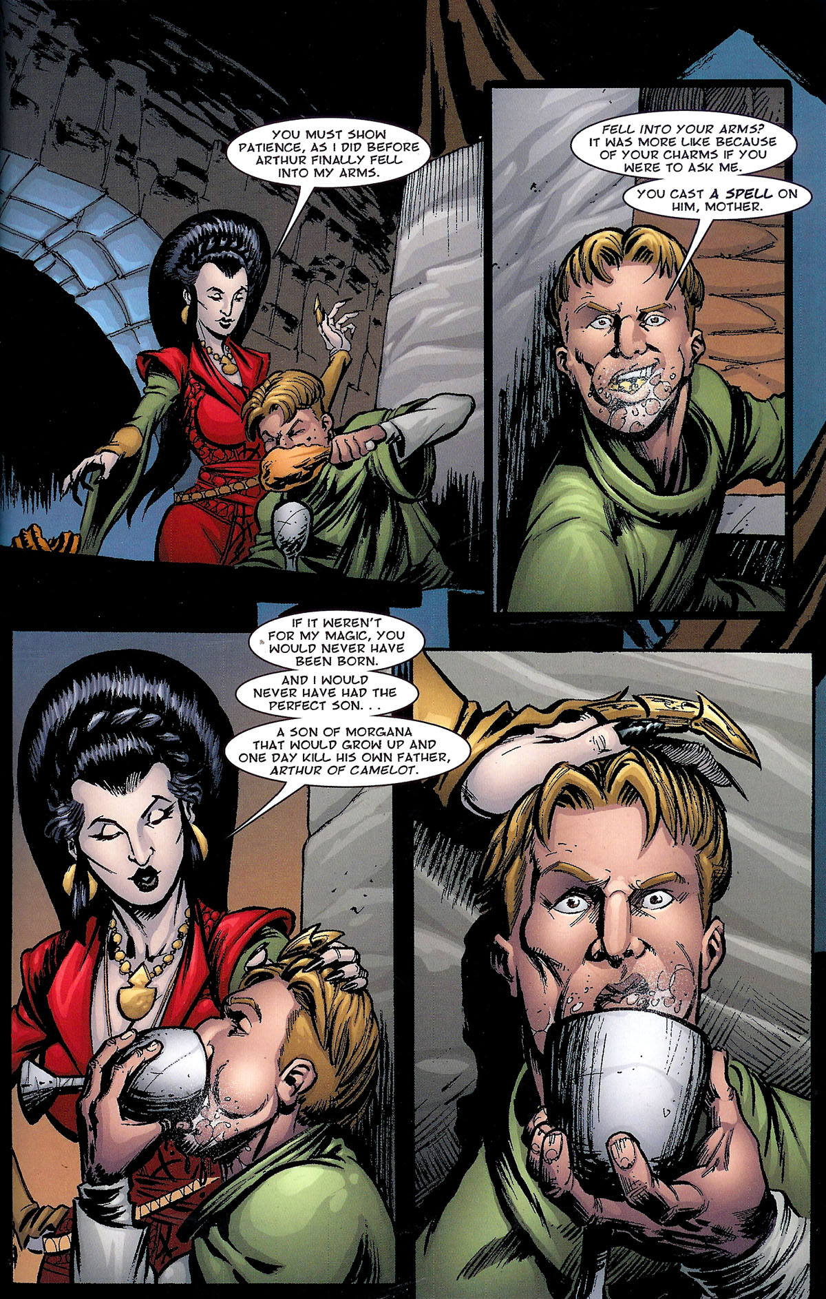 Read online Dracula vs King Arthur comic -  Issue #1 - 35