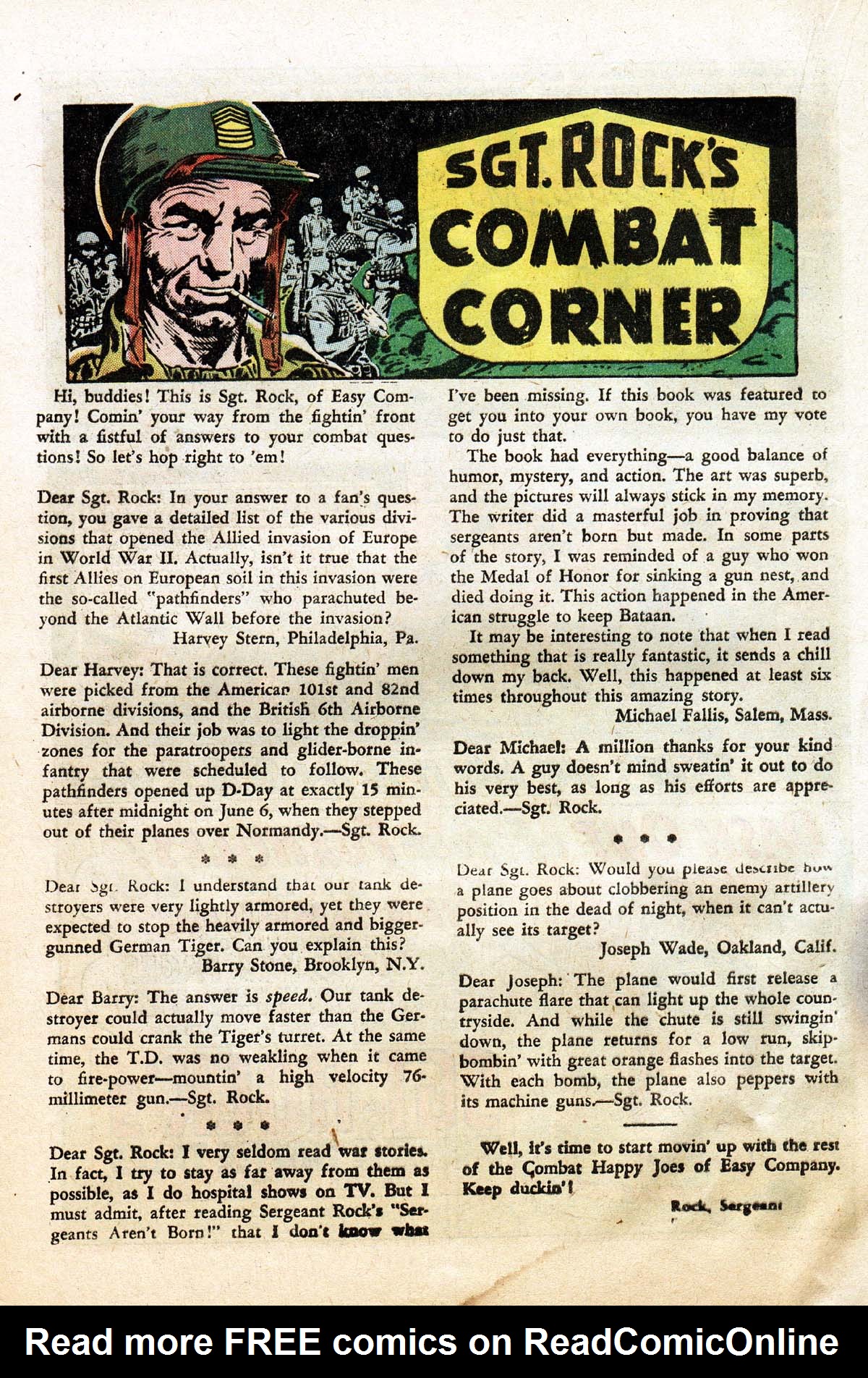 Read online Our Army at War (1952) comic -  Issue #139 - 20