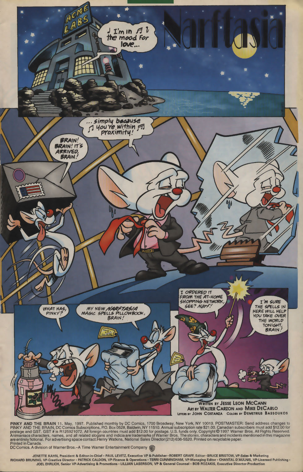 Read online Pinky and The Brain comic -  Issue #11 - 2