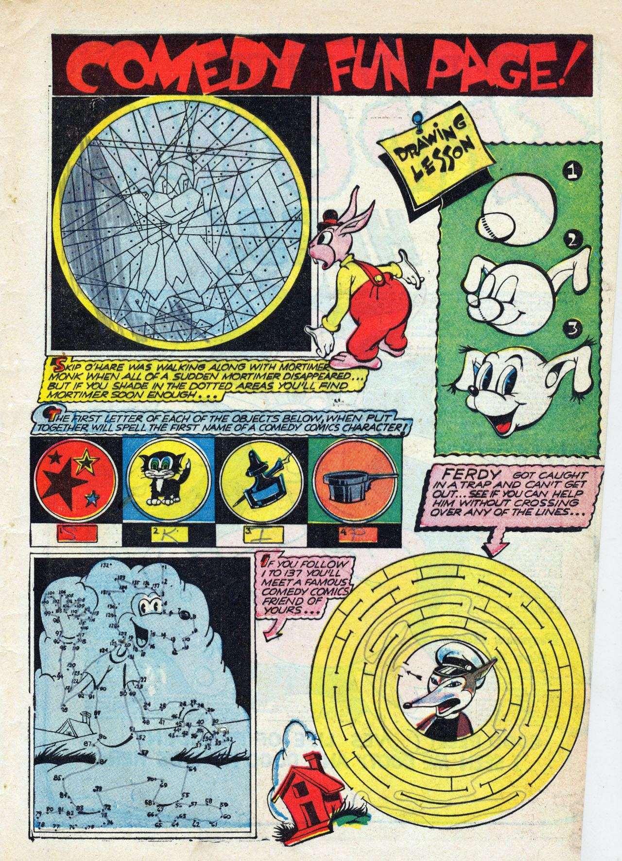 Read online Comedy Comics (1942) comic -  Issue #13 - 58