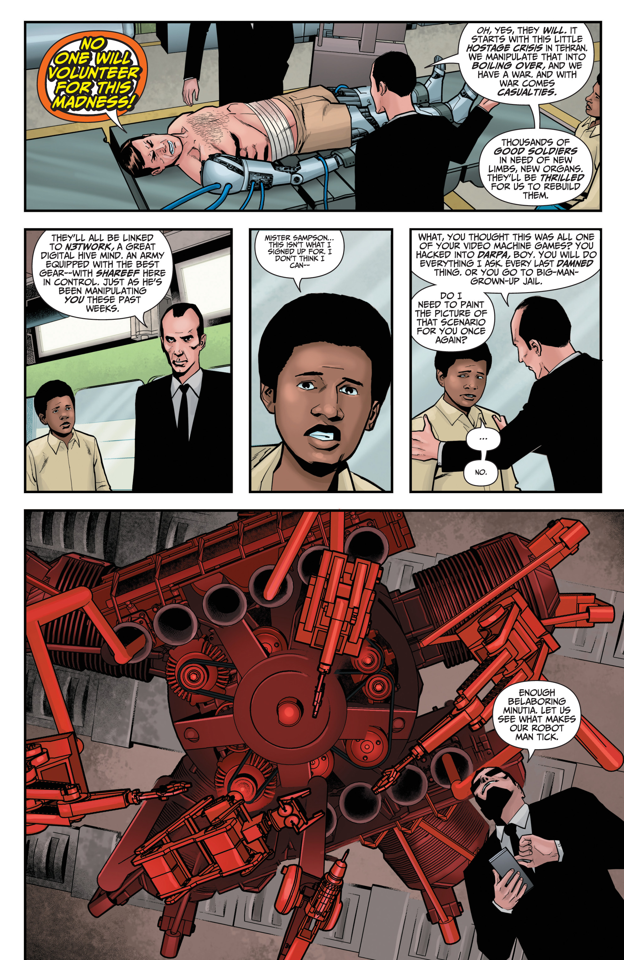 Read online The Six Million Dollar Man: Fall of Man comic -  Issue #5 - 5