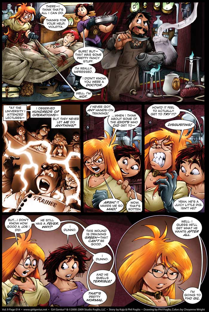 Read online Girl Genius (2002) comic -  Issue #9 - 15
