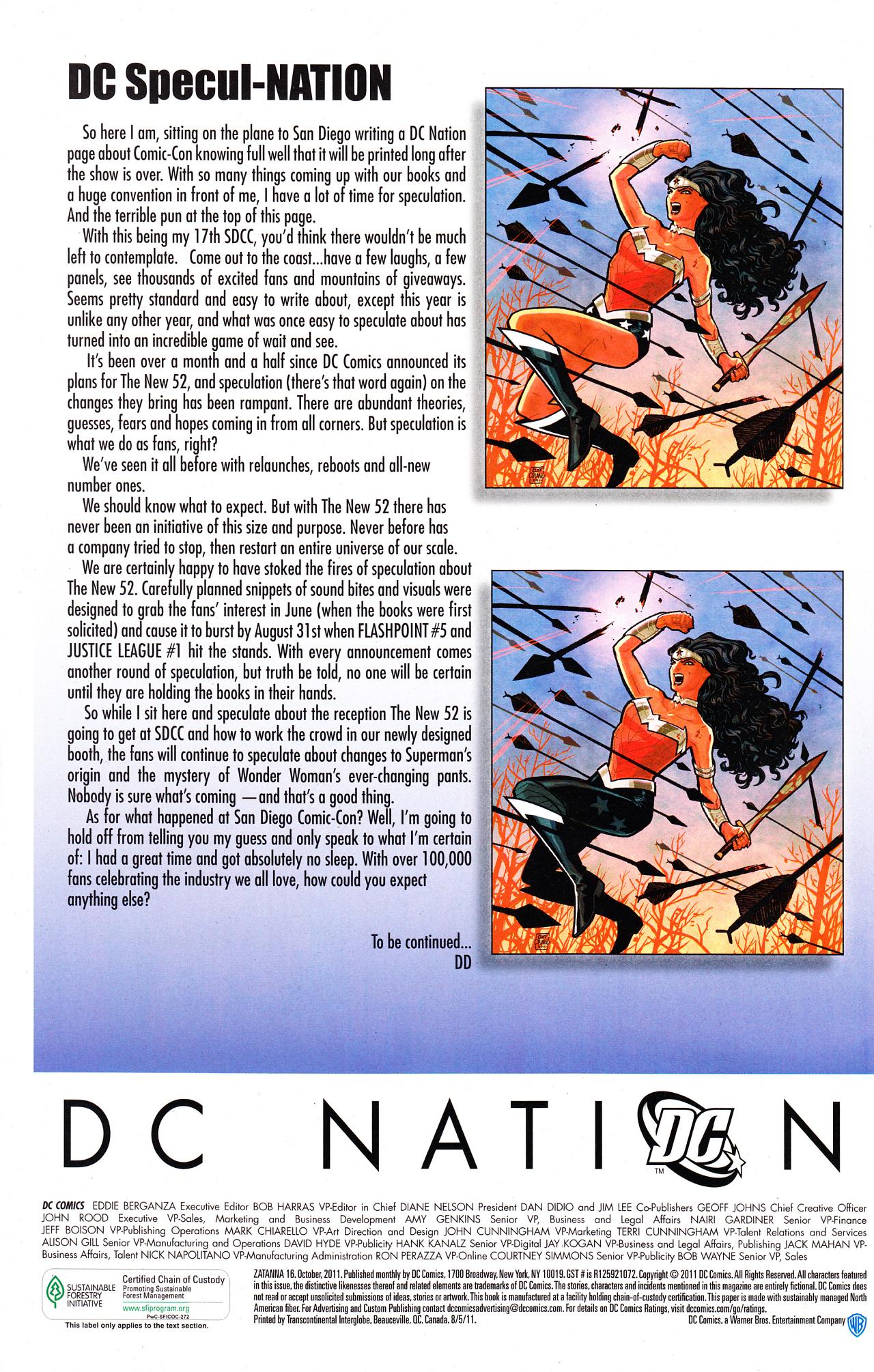 Read online Zatanna (2010) comic -  Issue #16 - 33