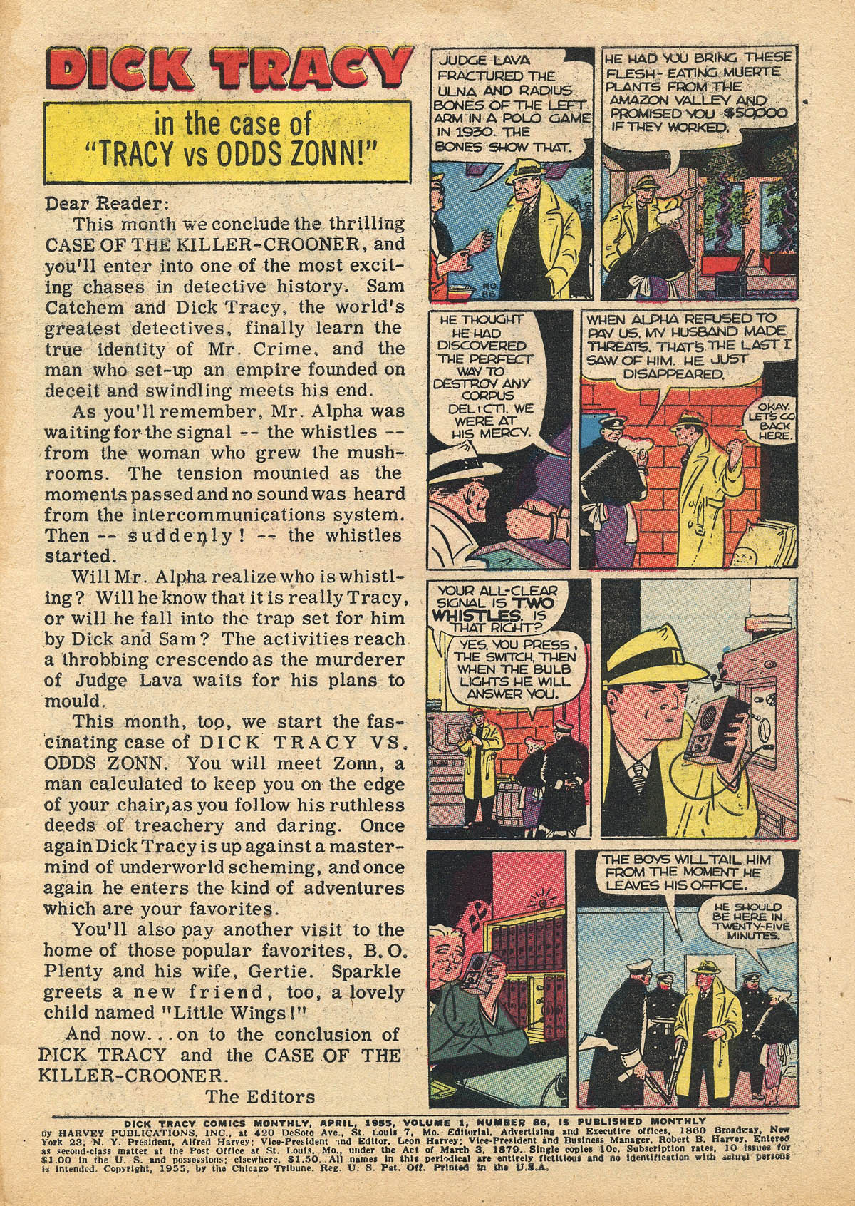 Read online Dick Tracy comic -  Issue #86 - 3