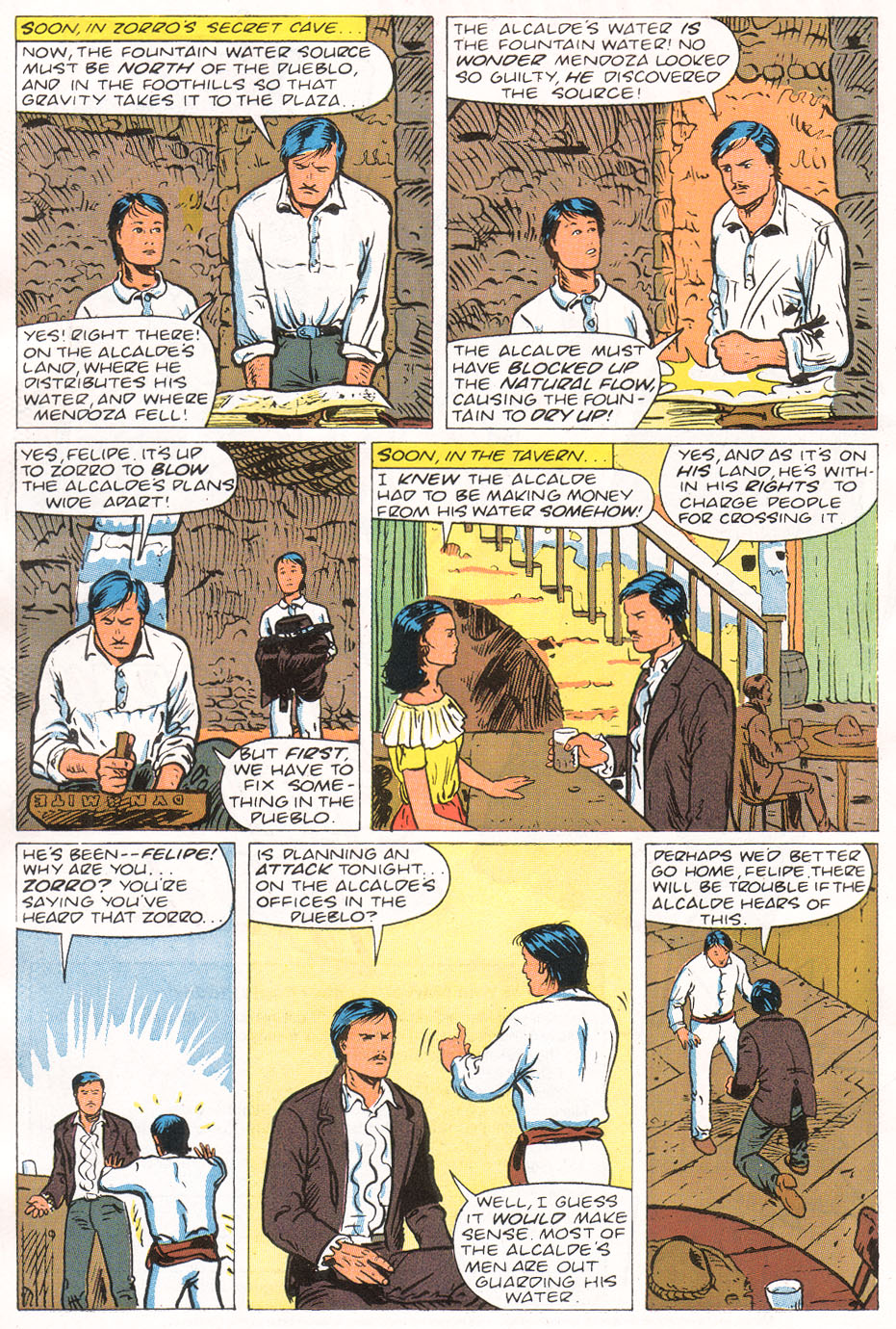 Read online Zorro (1990) comic -  Issue #7 - 28