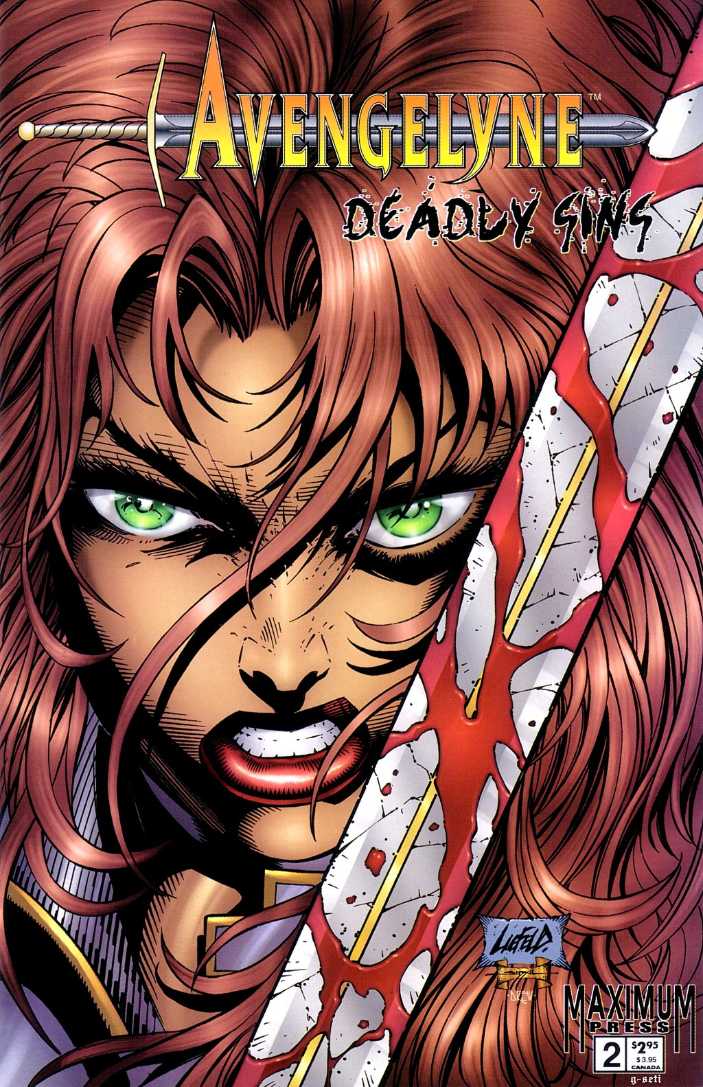 Read online Avengelyne: Deadly Sins comic -  Issue #2 - 1