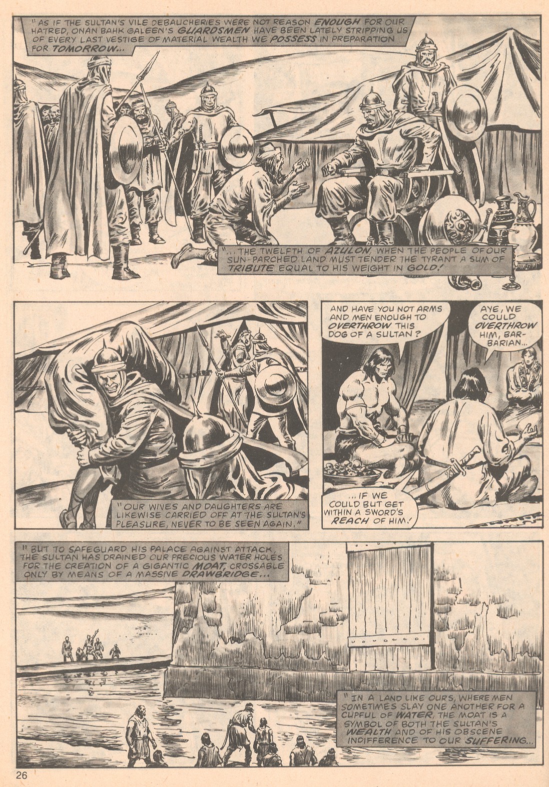 Read online The Savage Sword Of Conan comic -  Issue #63 - 26