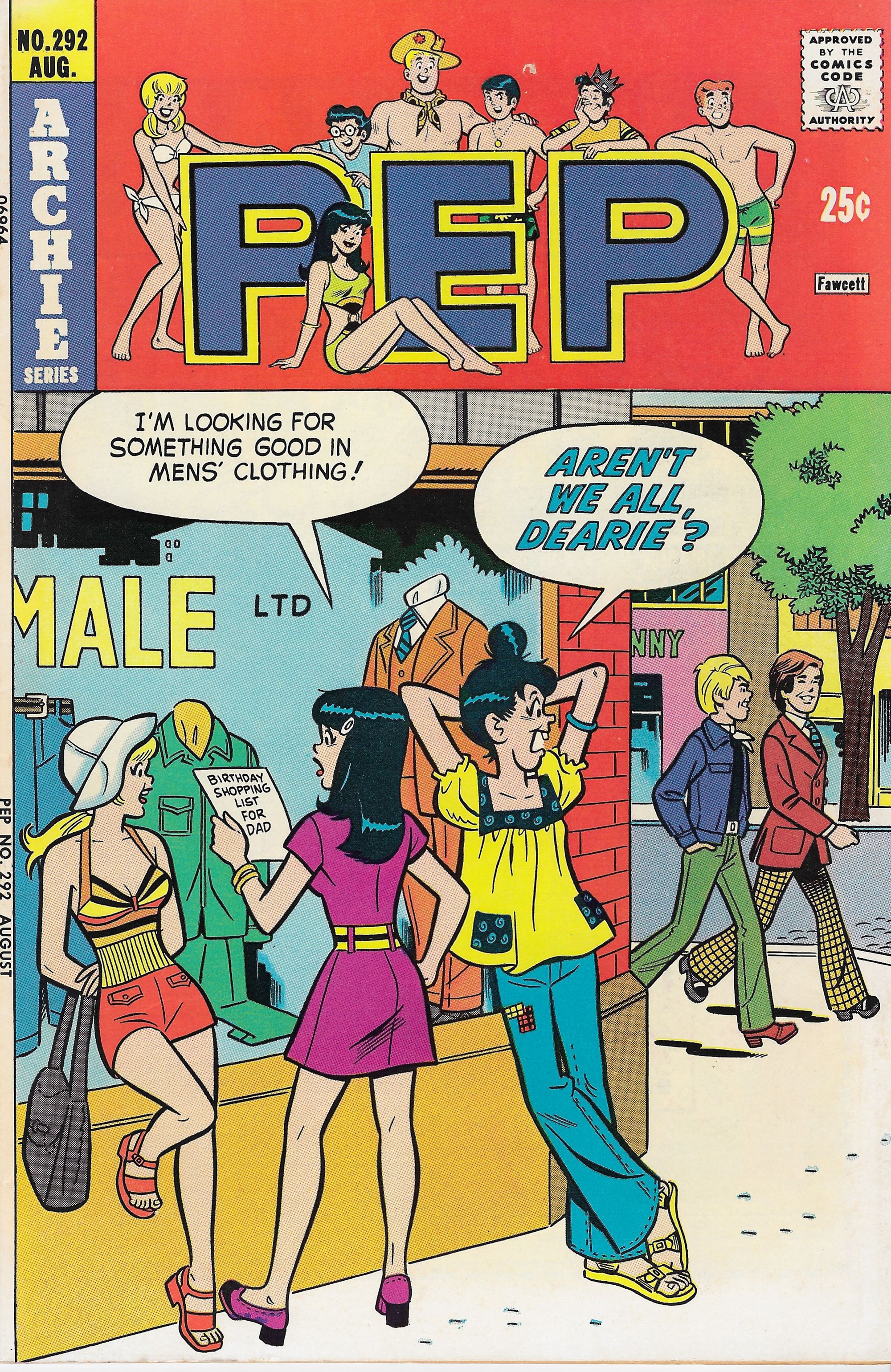 Read online Pep Comics comic -  Issue #292 - 1