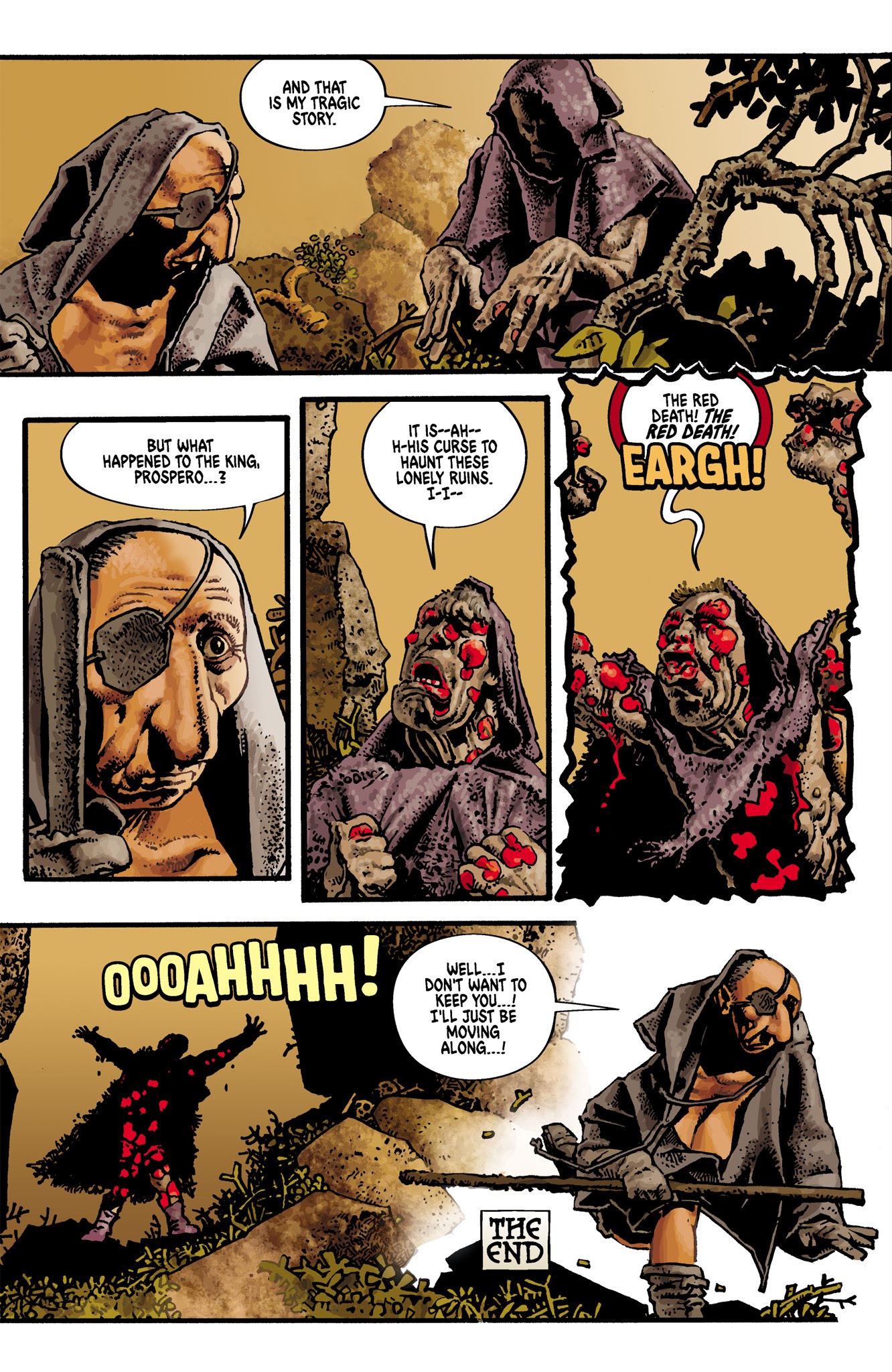 Read online Edgar Allan Poe's The Raven and the Red Death comic -  Issue # Full - 28
