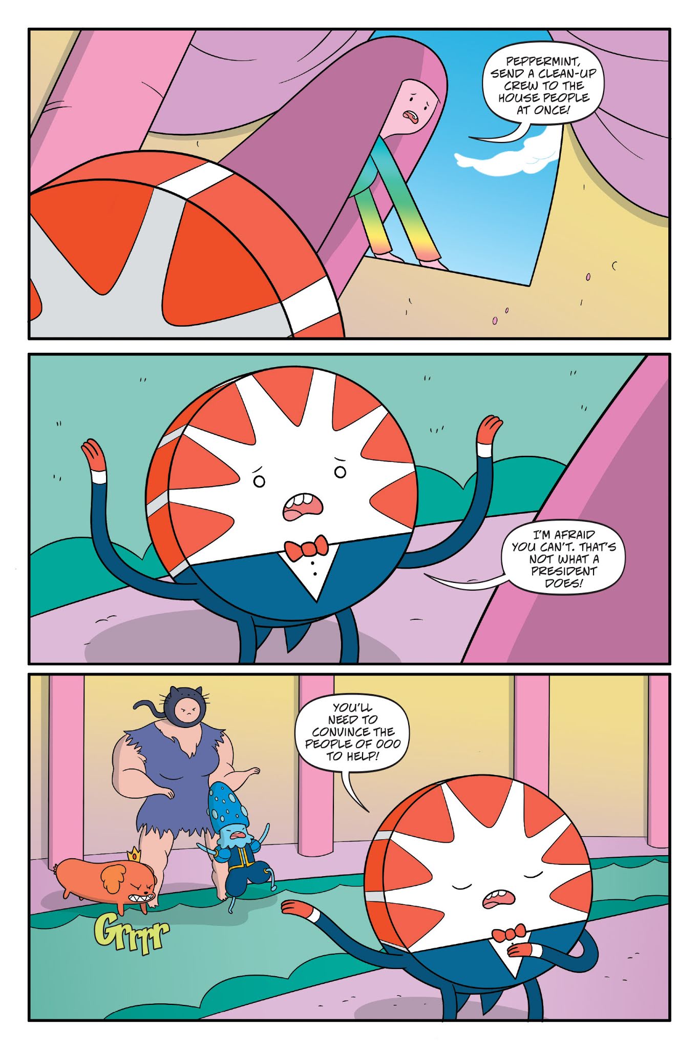 Read online Adventure Time: President Bubblegum comic -  Issue # TPB - 96
