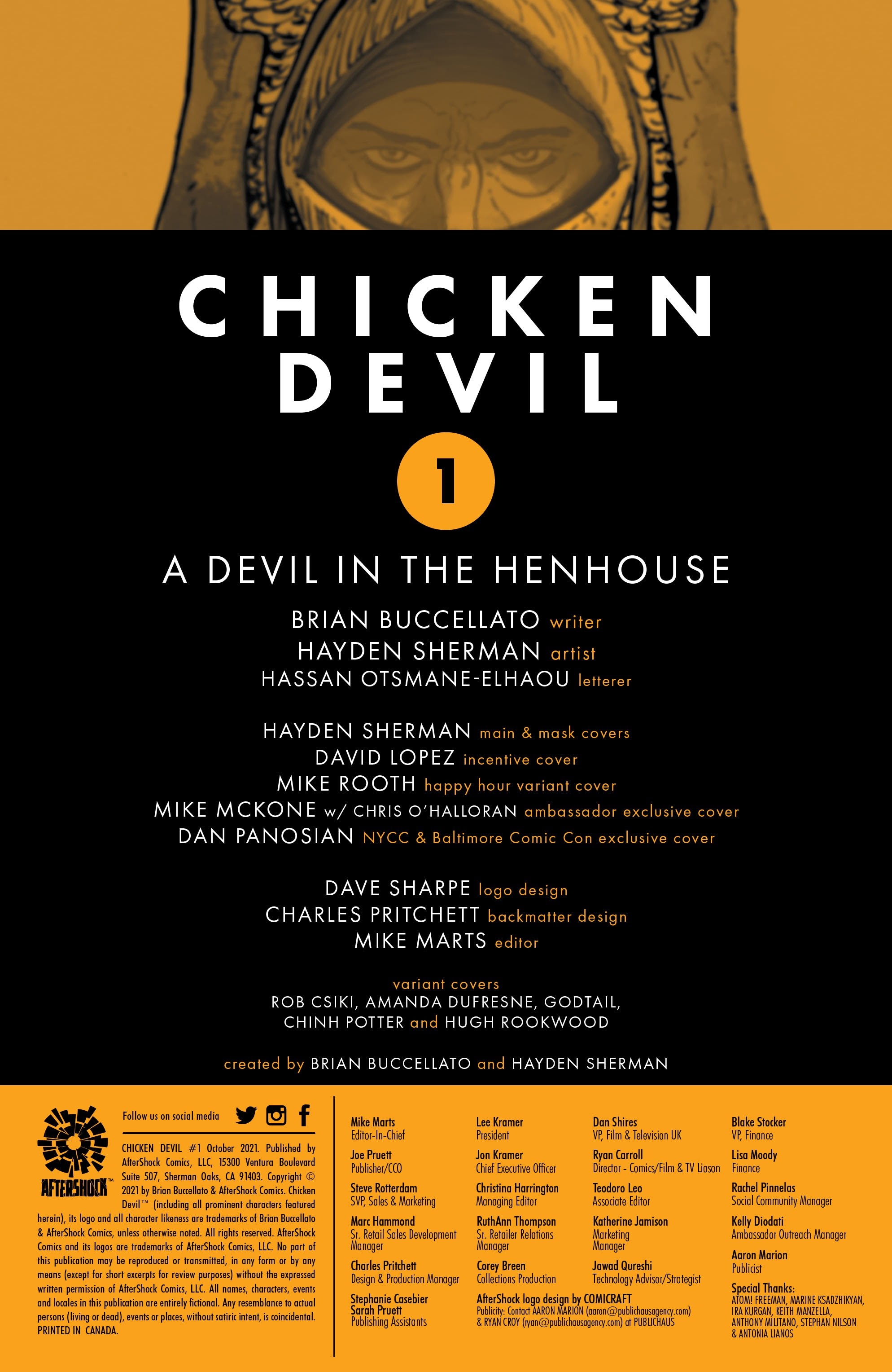 Read online Chicken Devil comic -  Issue #1 - 2
