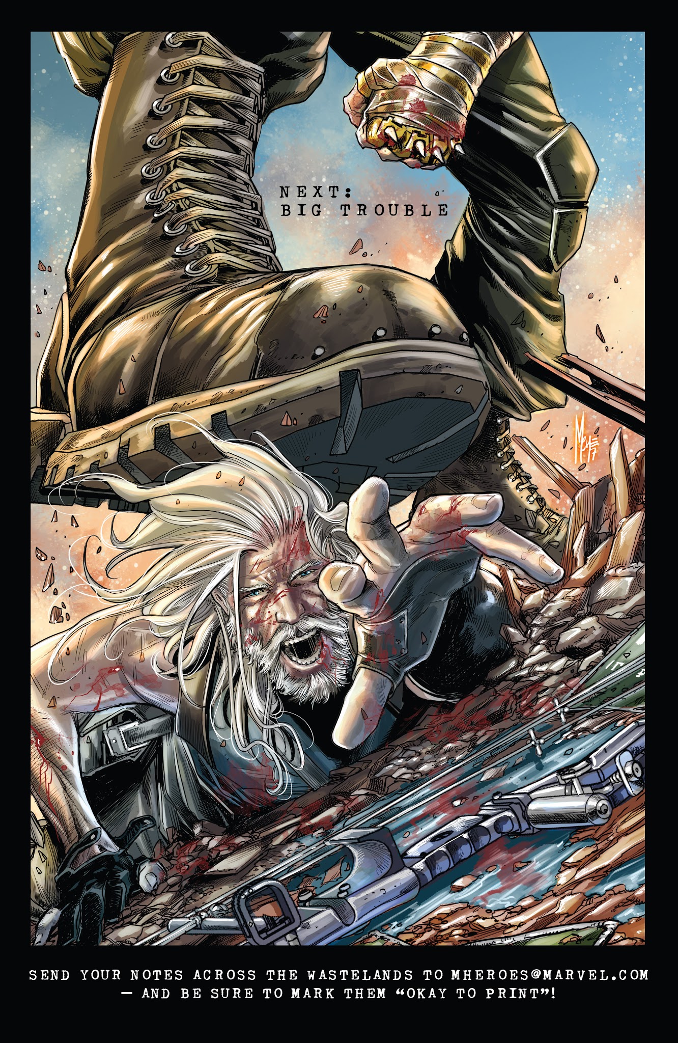 Read online Old Man Hawkeye comic -  Issue #2 - 22