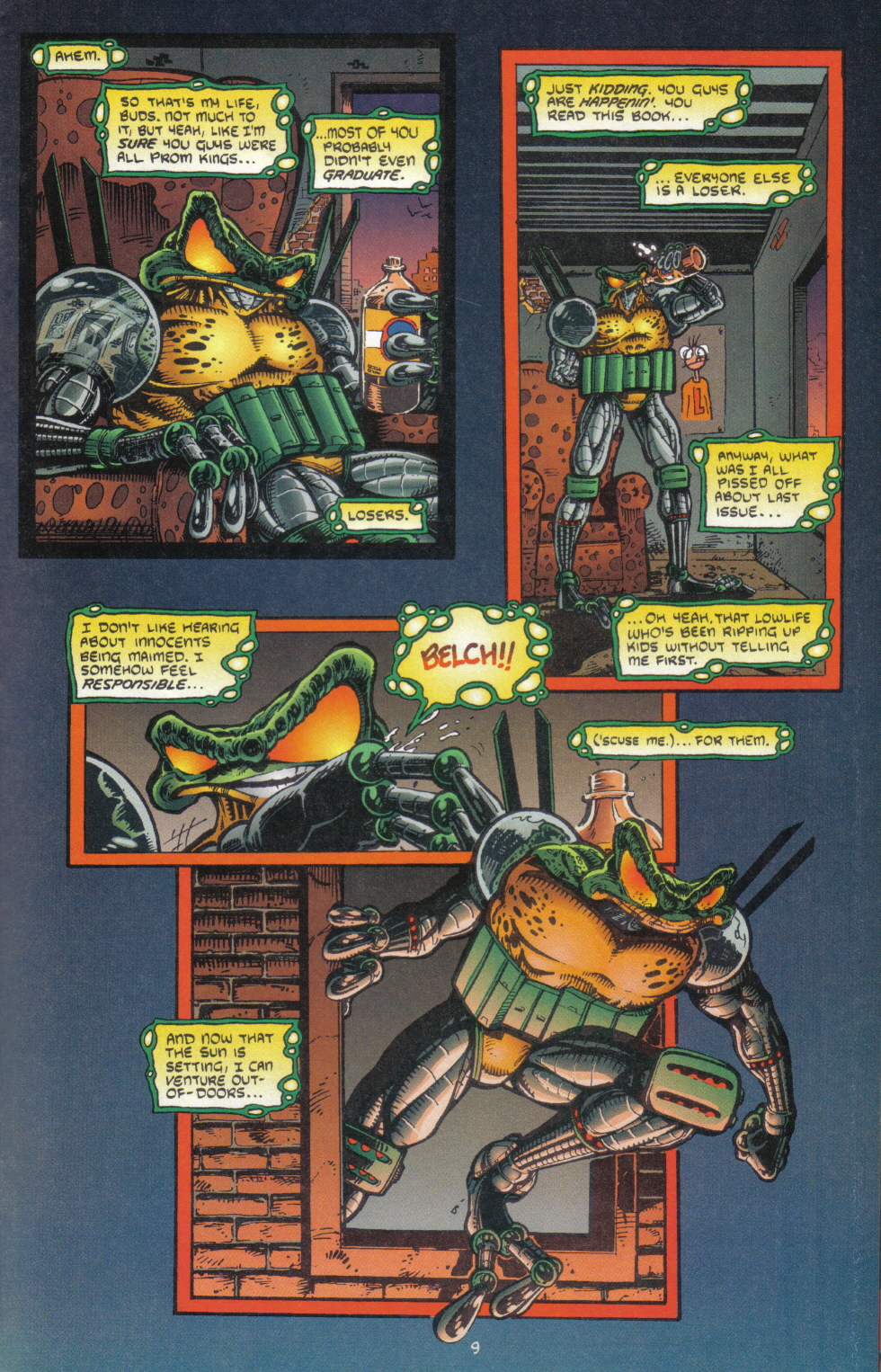 Read online Cyberfrog comic -  Issue #2 - 10