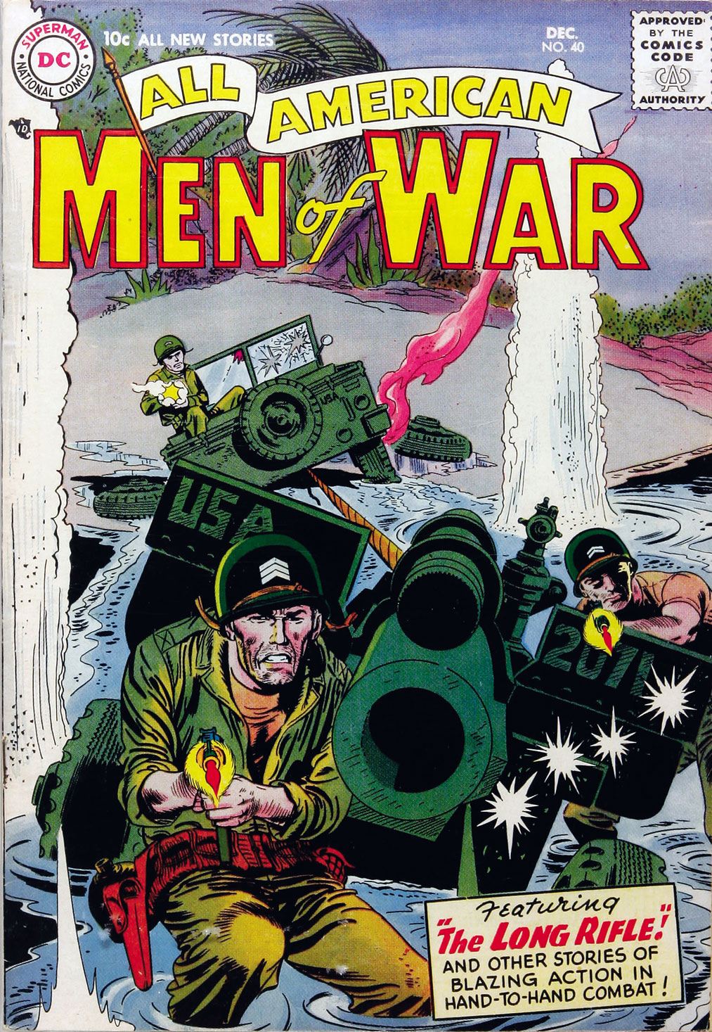 Read online All-American Men of War comic -  Issue #40 - 1